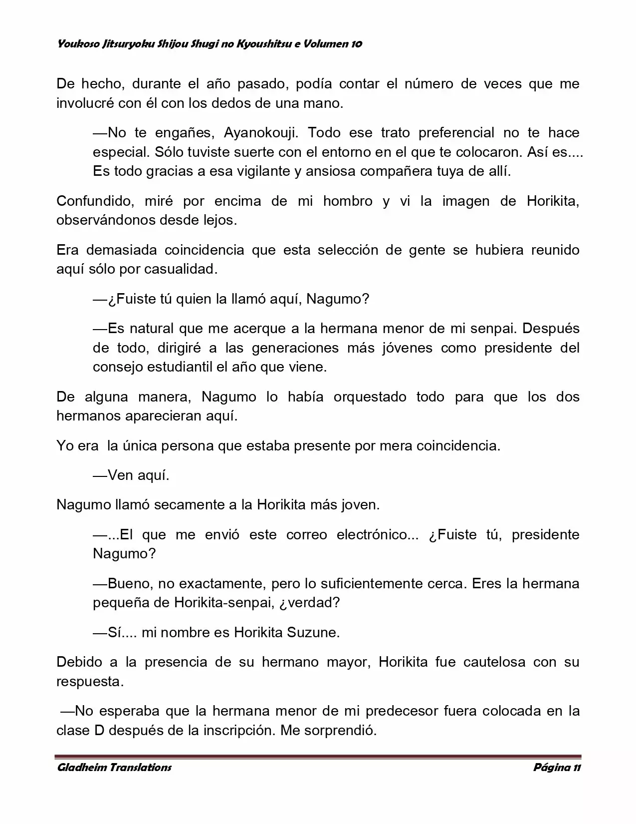 Página 11 del Manga