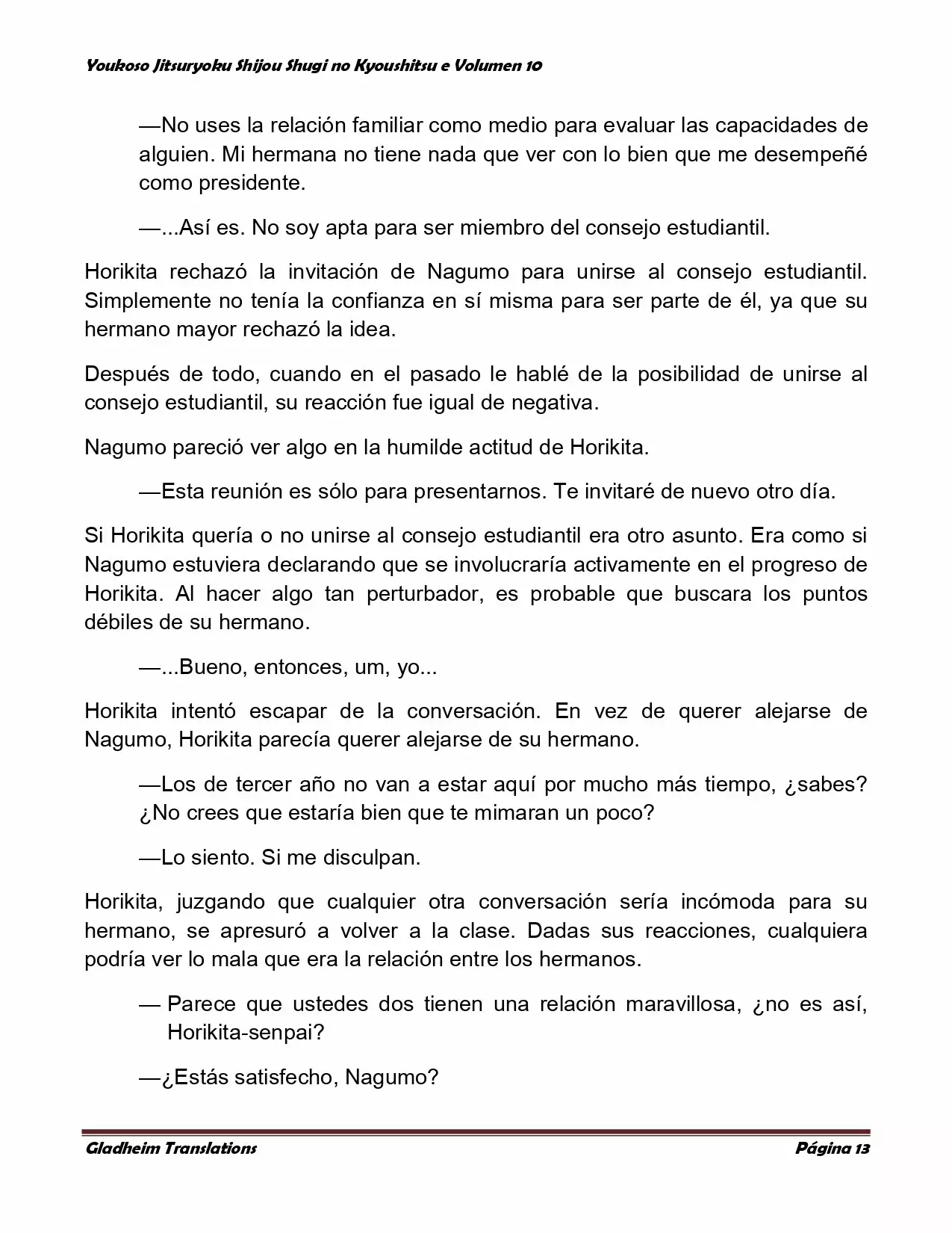 Página 13 del Manga