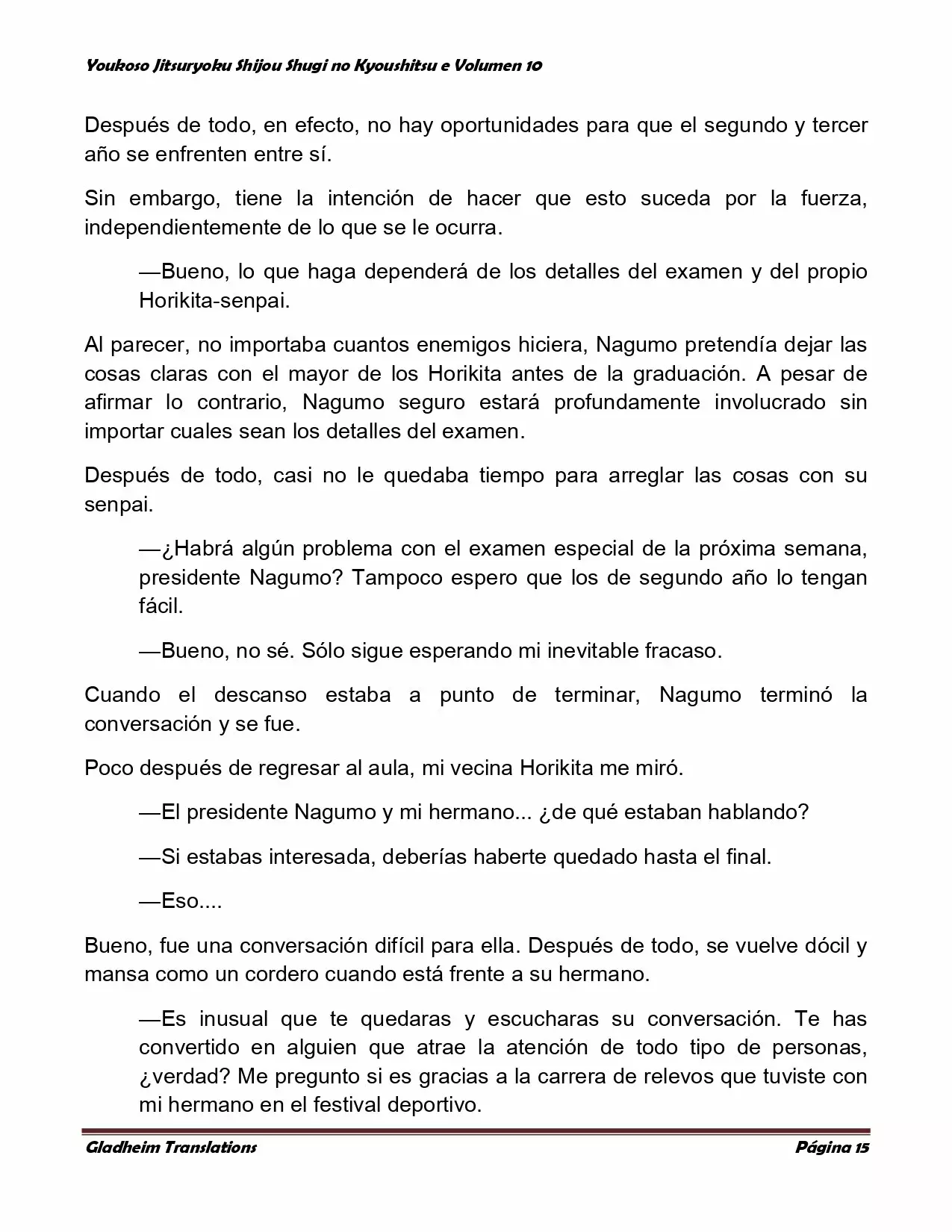 Página 15 del Manga