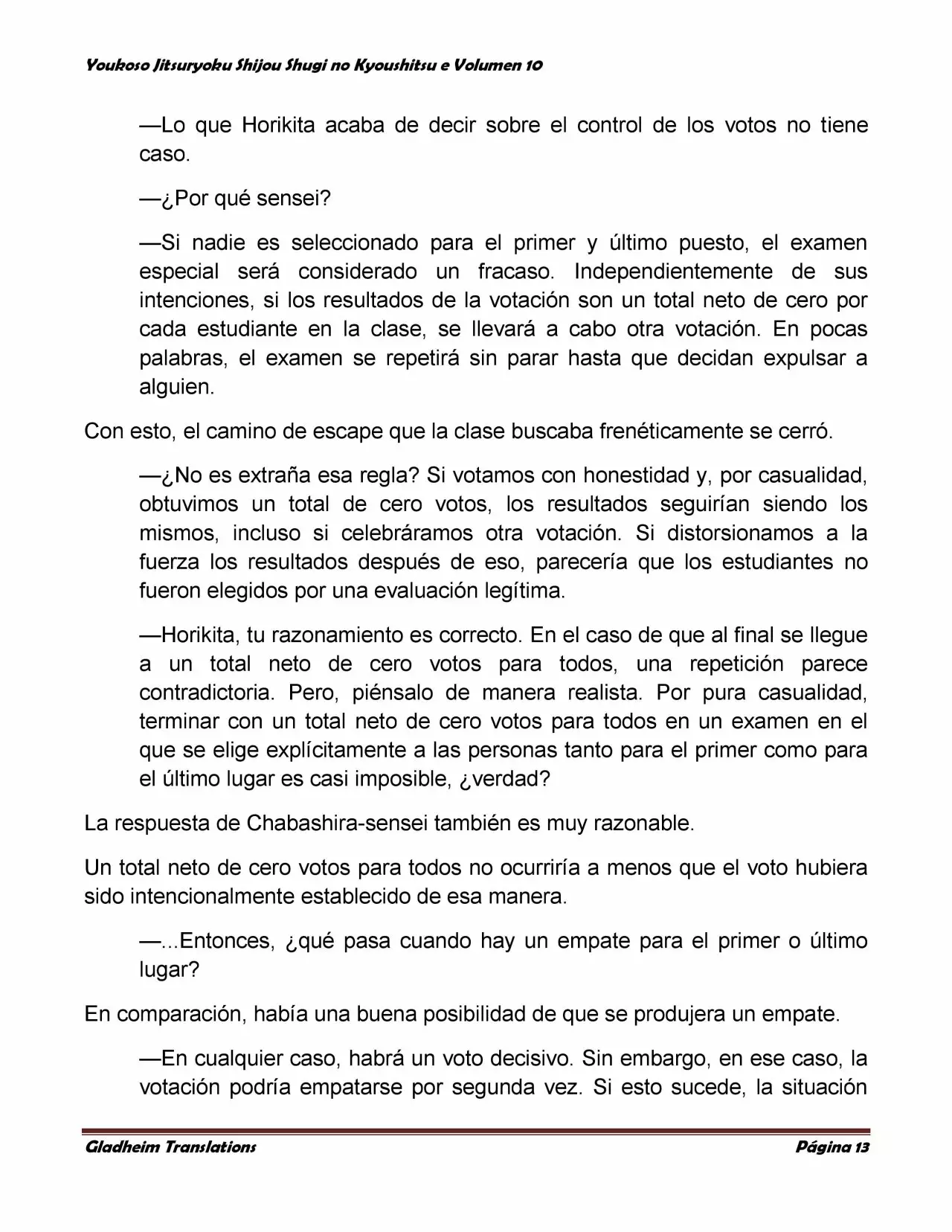 Página 13 del Manga