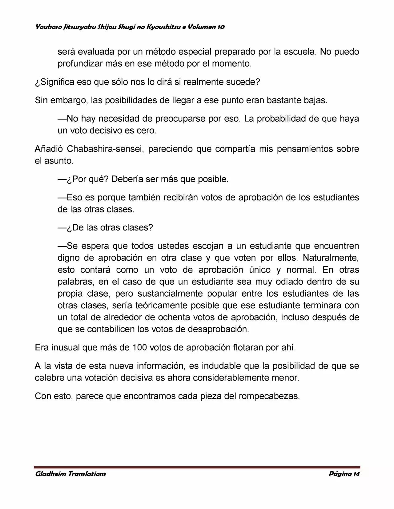 Página 14 del Manga