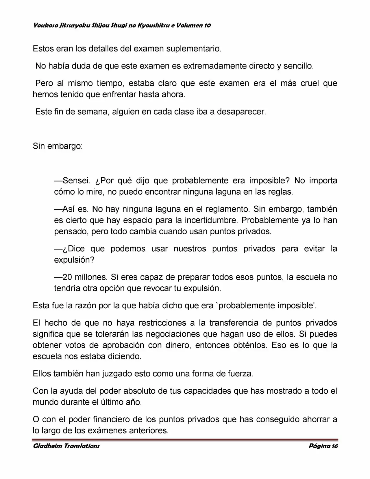 Página 16 del Manga