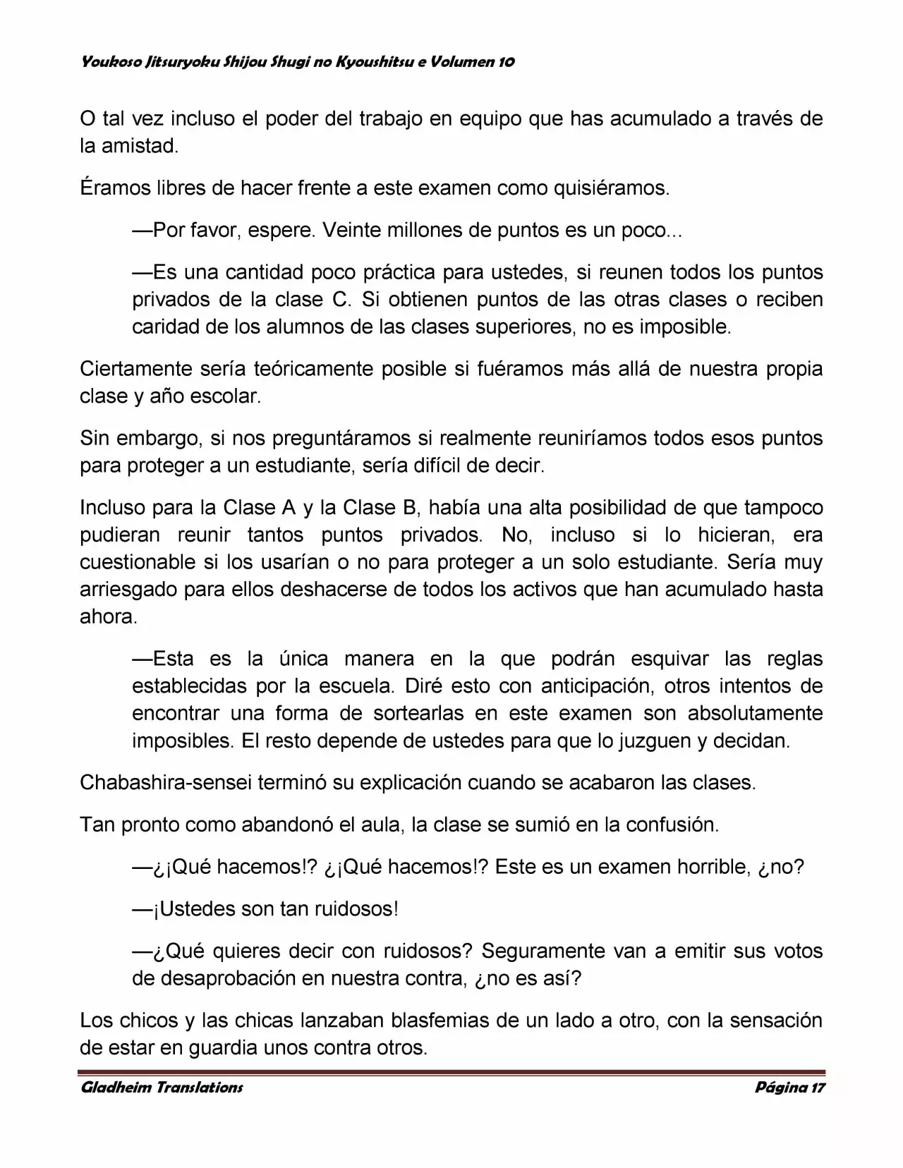 Página 17 del Manga