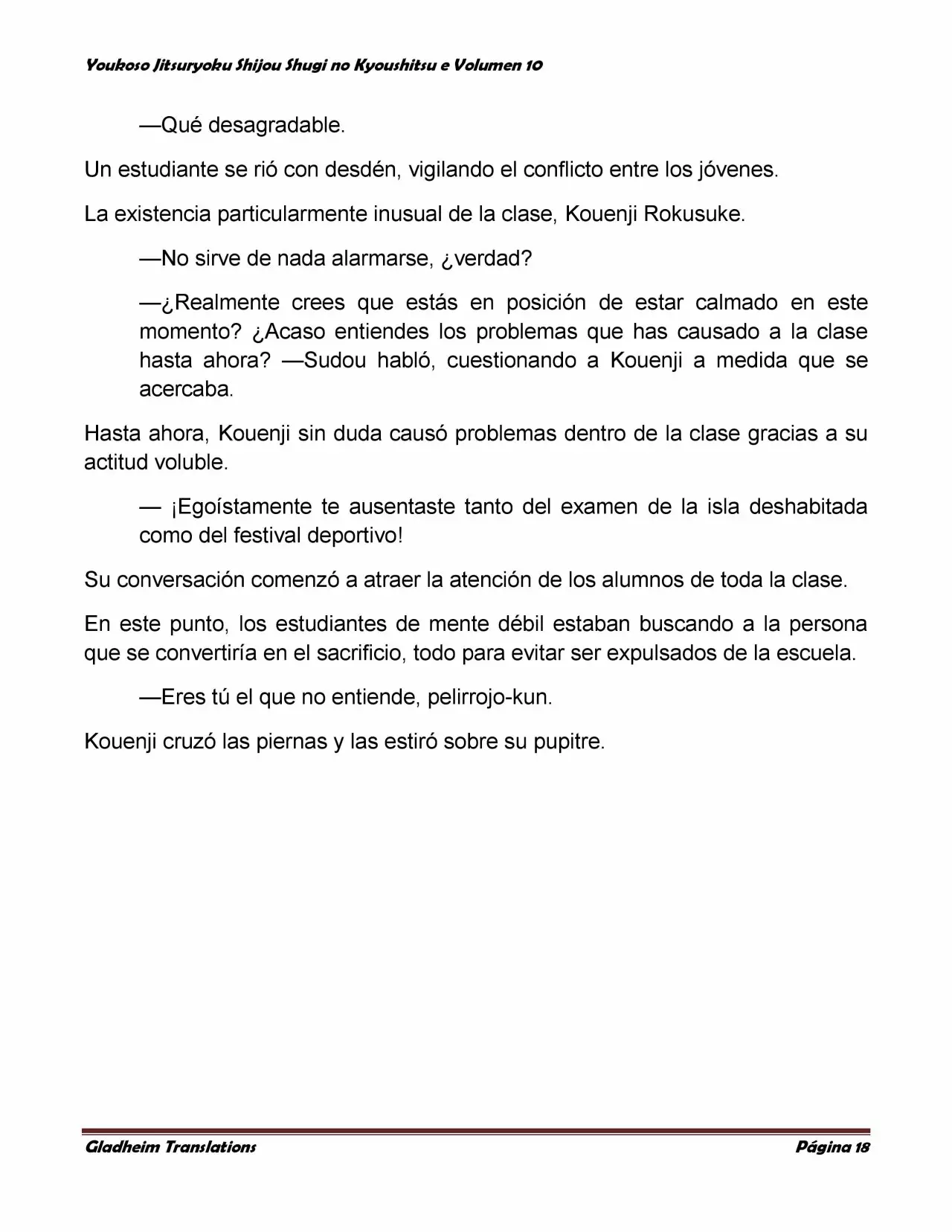 Página 18 del Manga