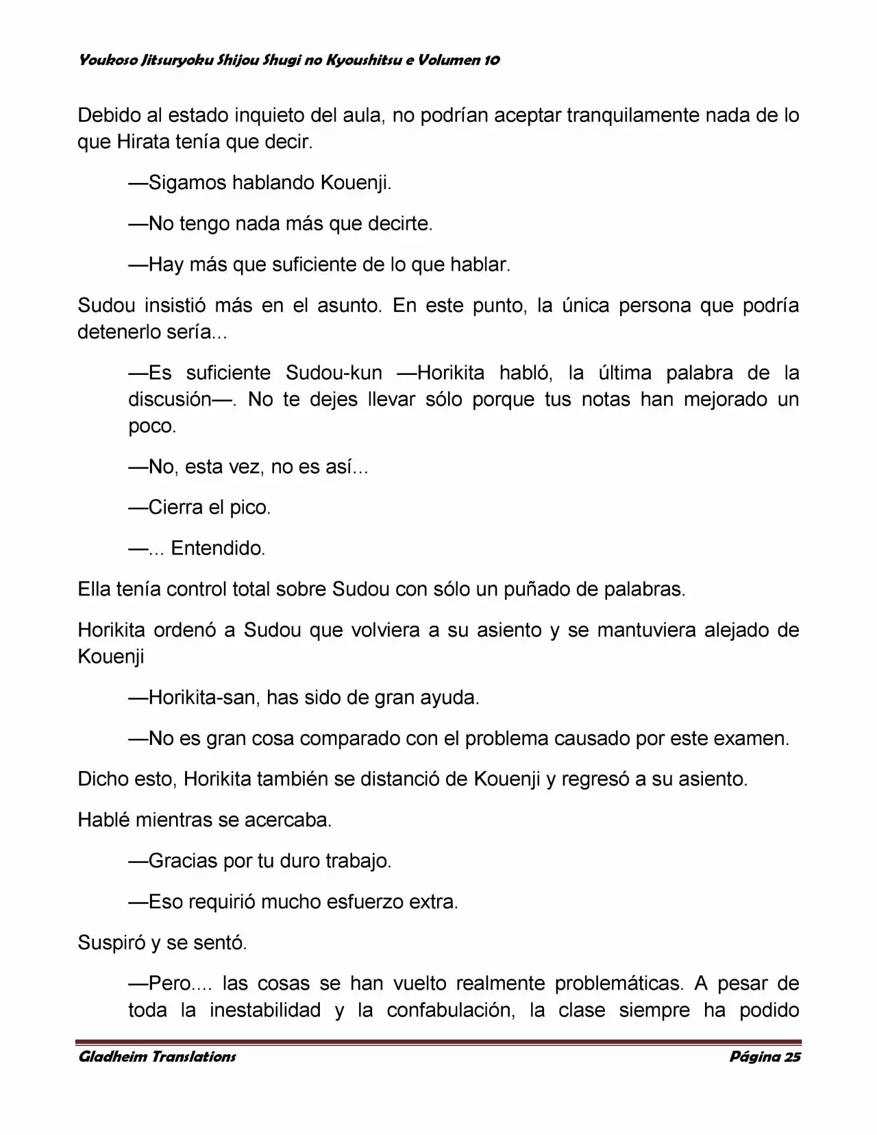 Página 25 del Manga