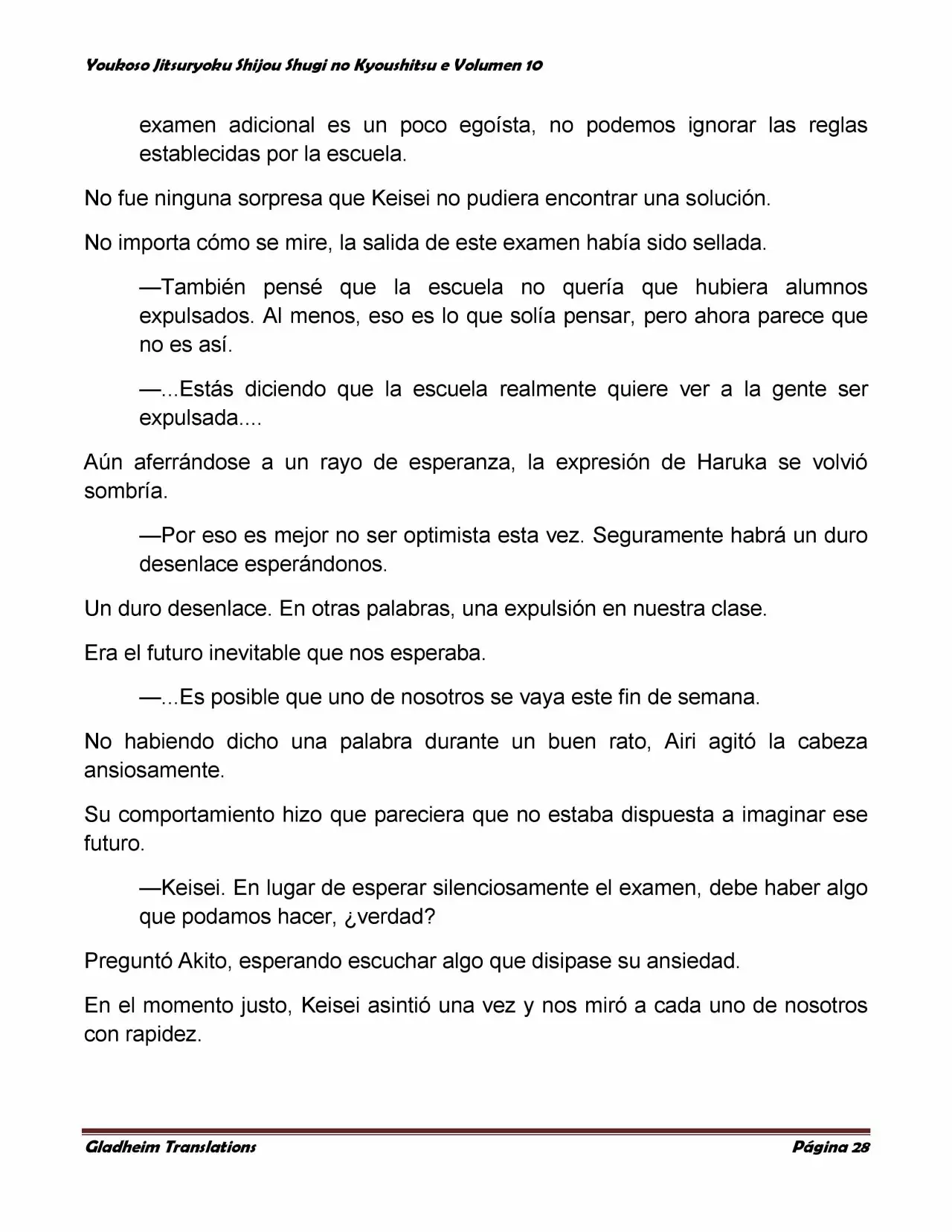 Página 28 del Manga