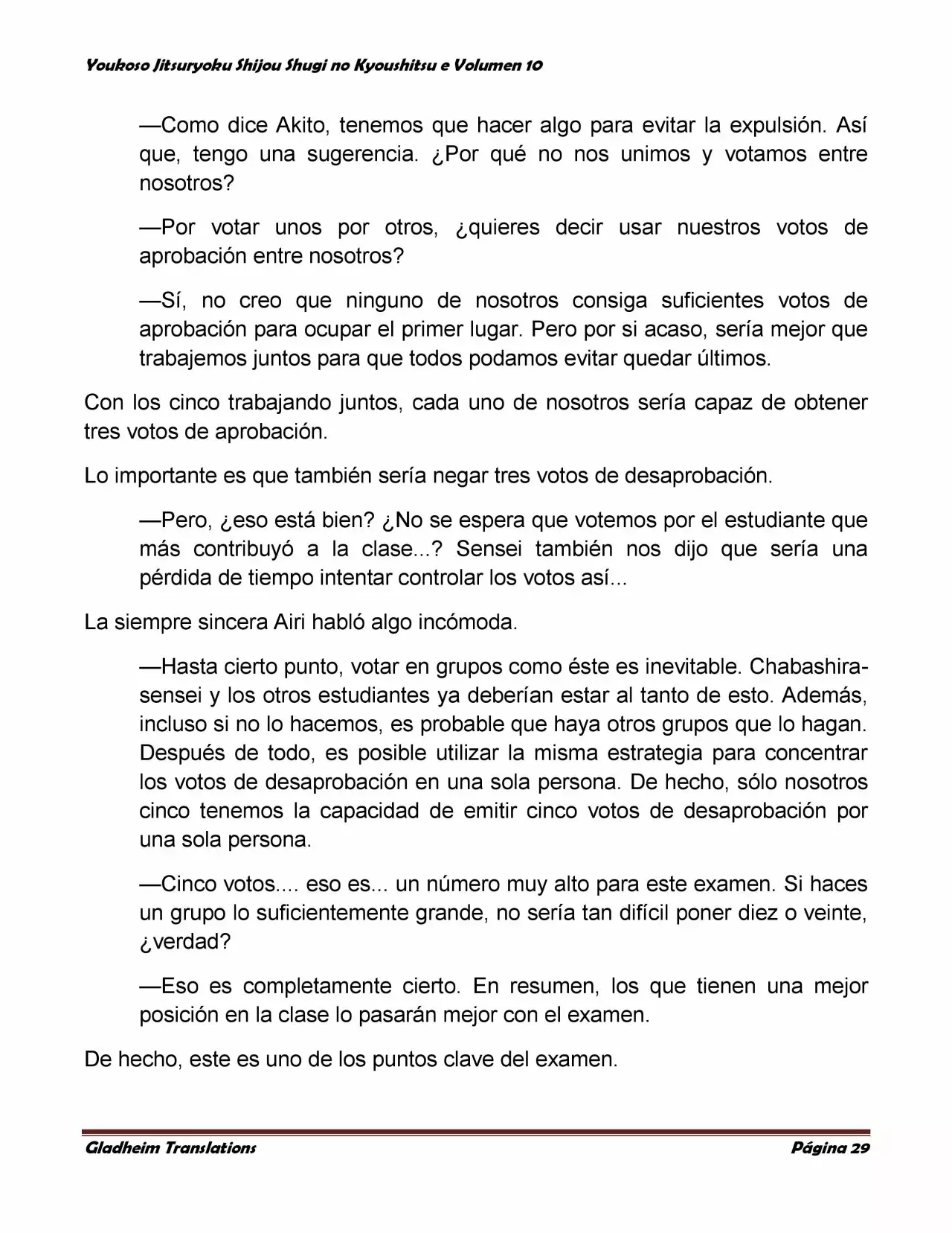 Página 29 del Manga