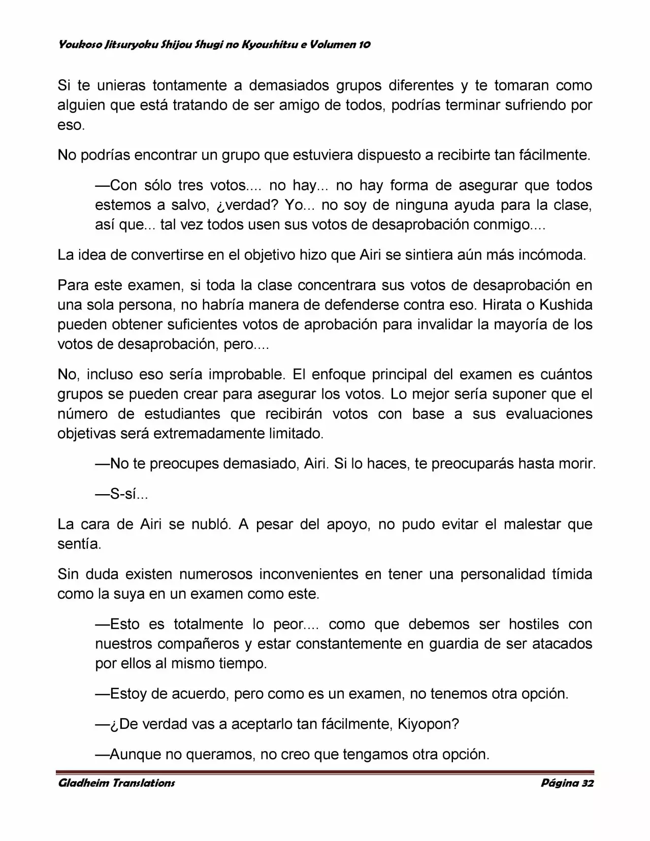 Página 32 del Manga