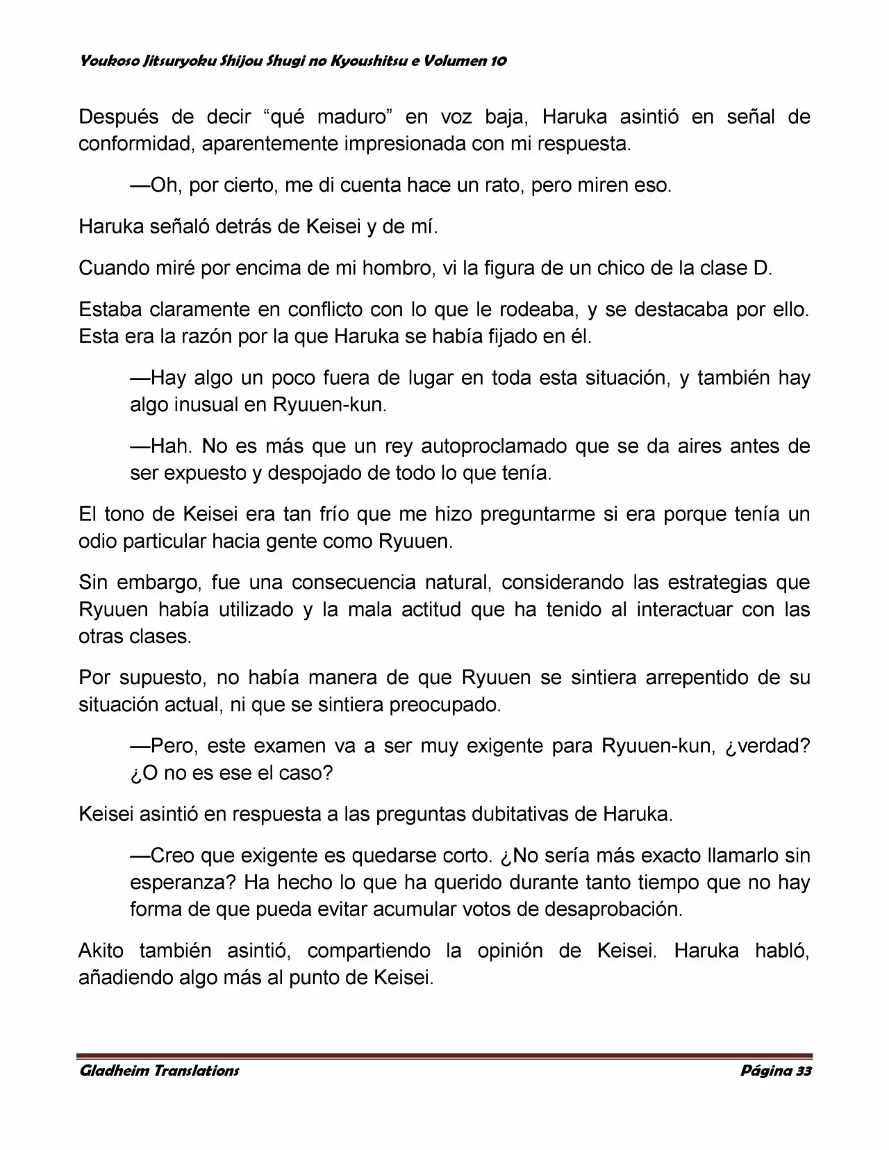 Página 33 del Manga