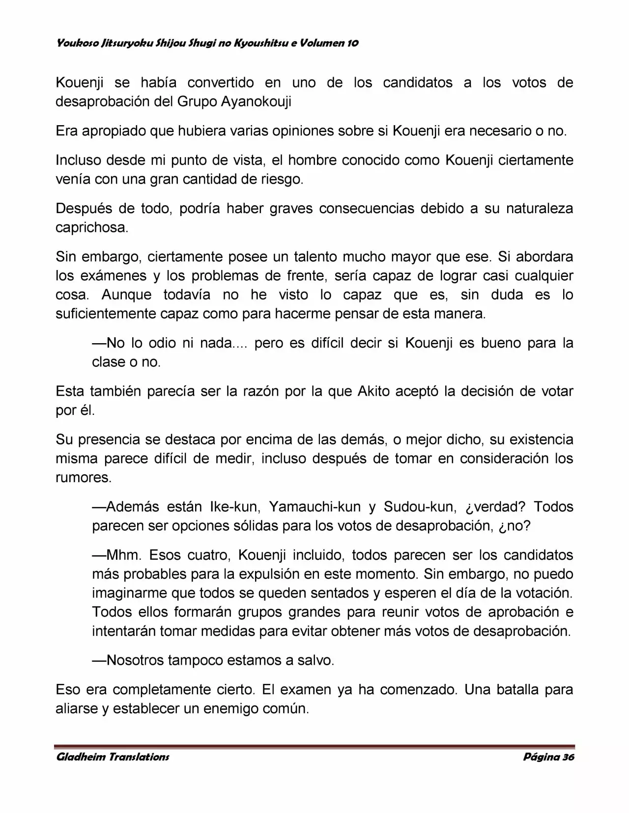 Página 36 del Manga