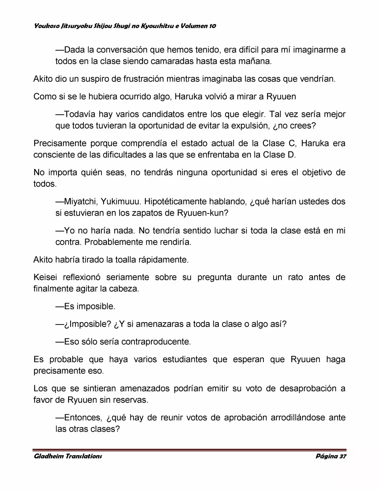 Página 37 del Manga