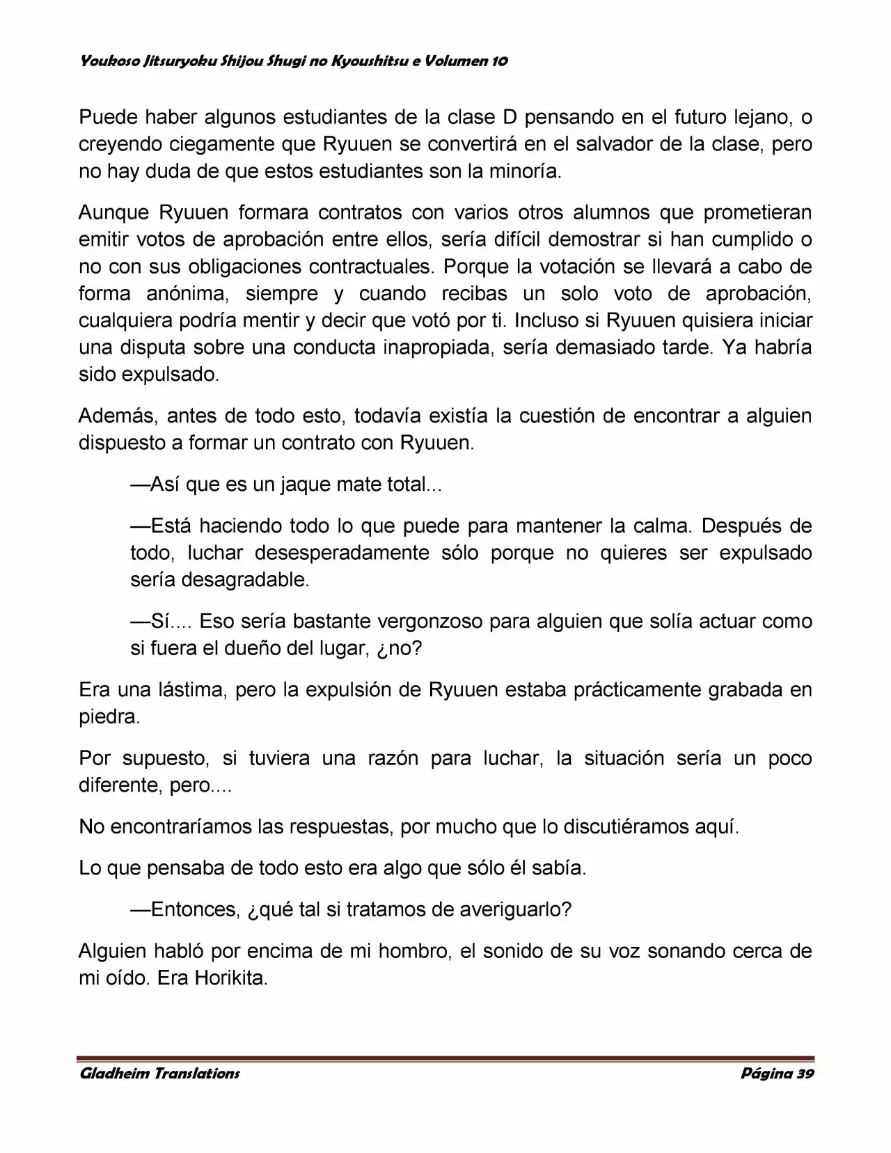 Página 39 del Manga