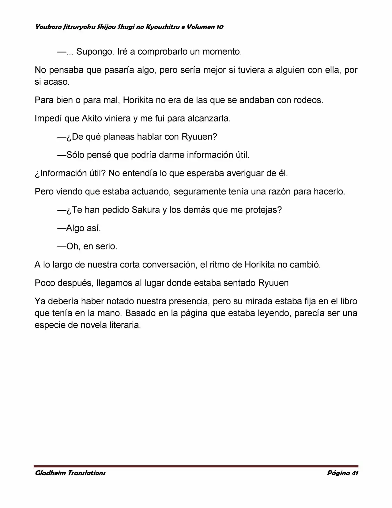 Página 41 del Manga