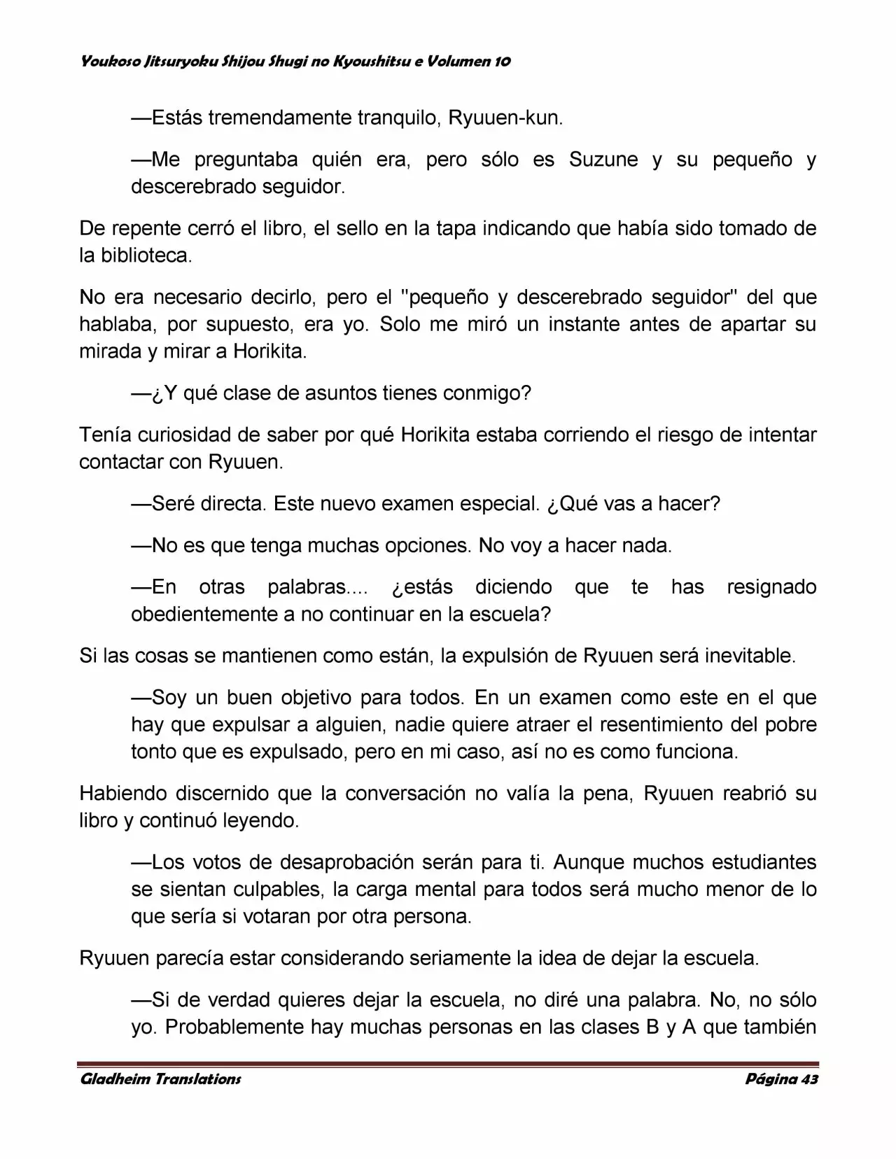 Página 43 del Manga