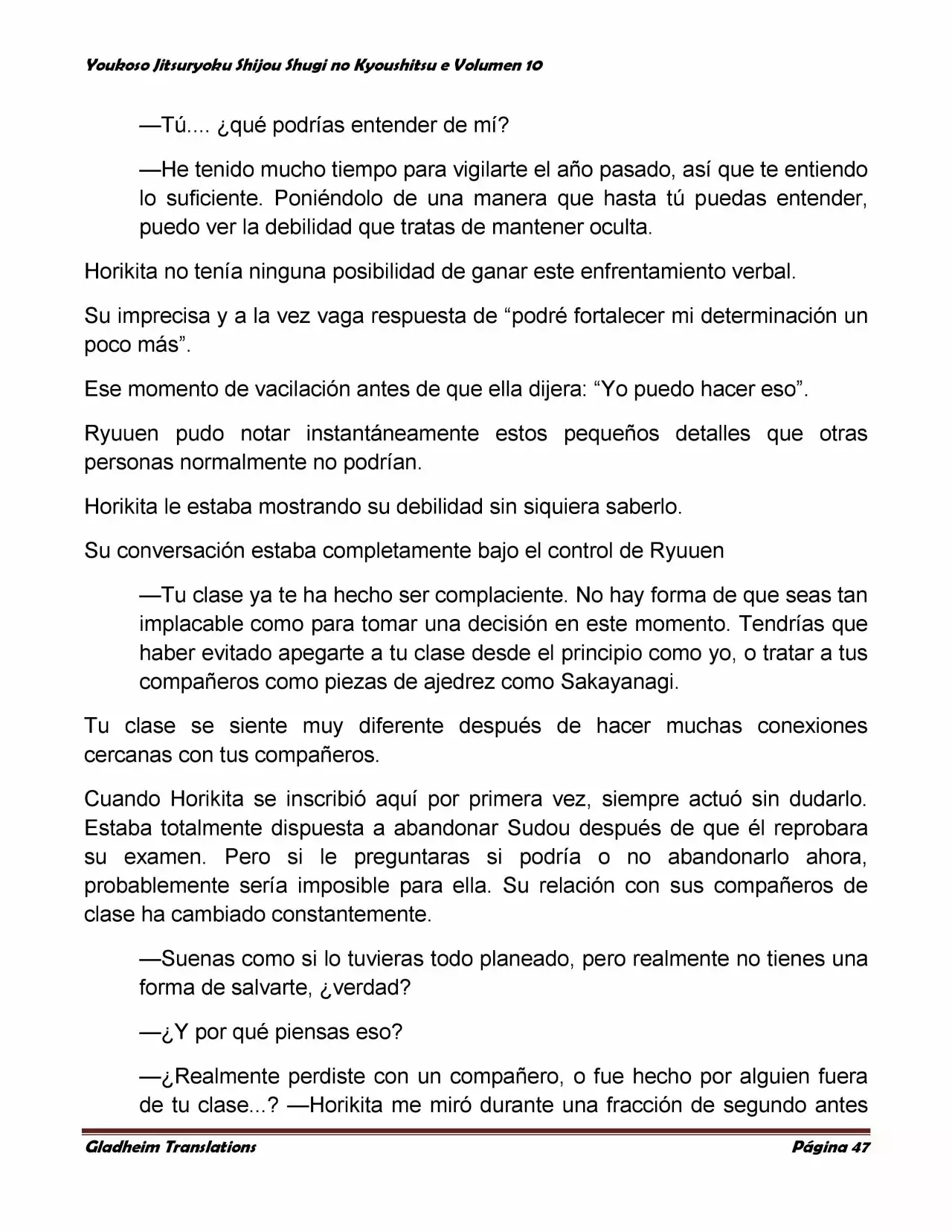 Página 47 del Manga