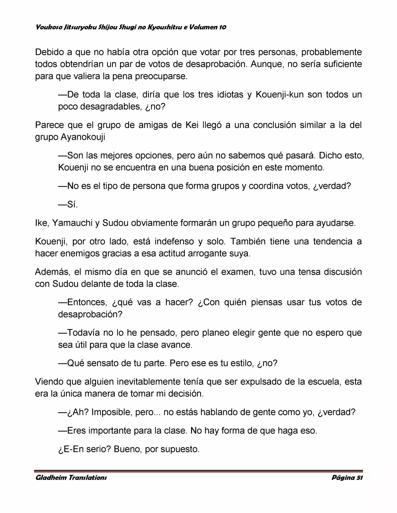 Página 51 del Manga