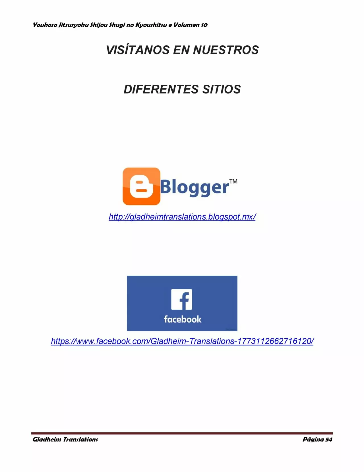 Página 54 del Manga