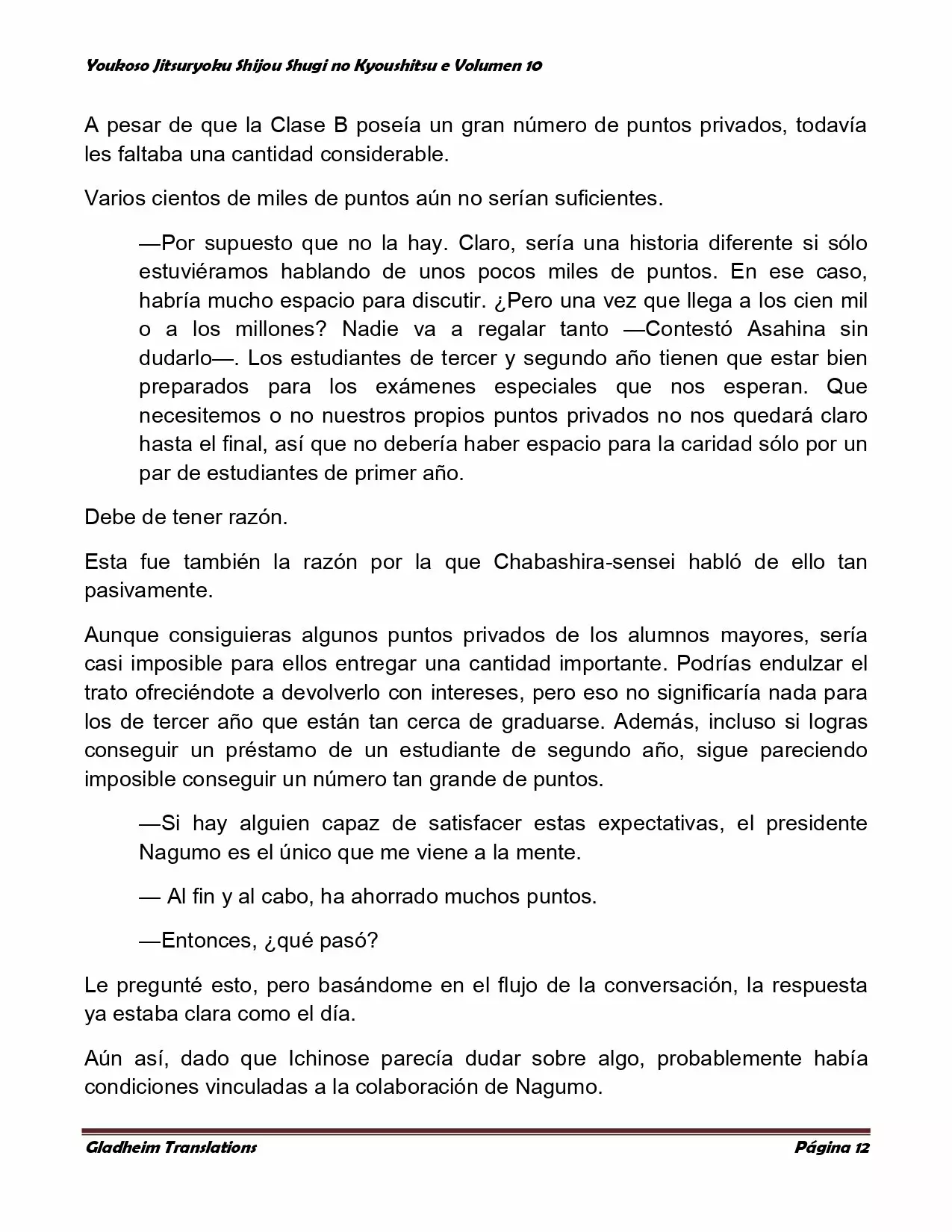 Página 12 del Manga