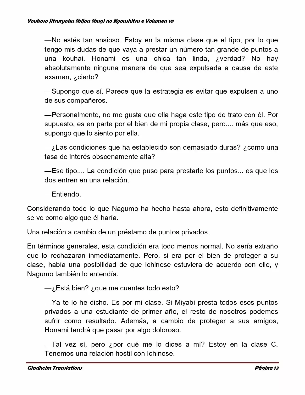 Página 13 del Manga