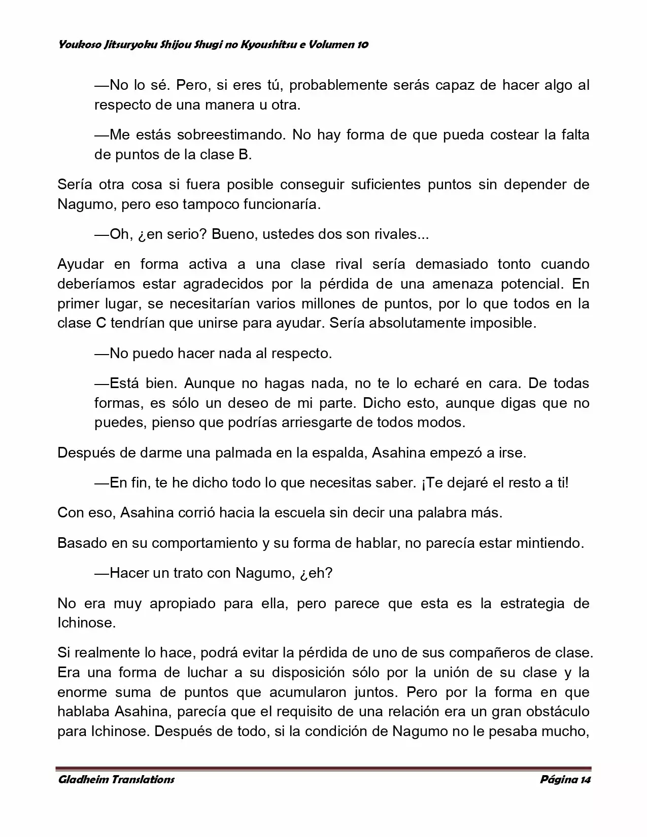 Página 14 del Manga