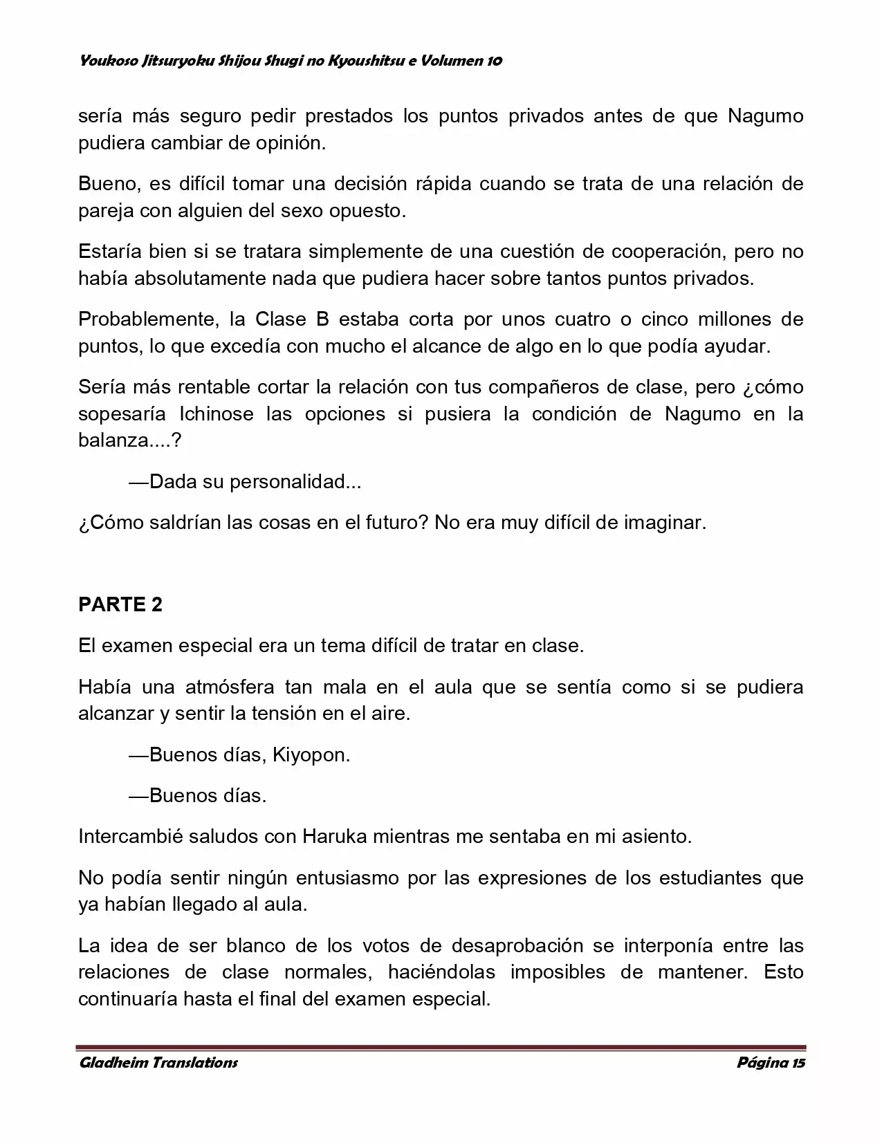 Página 15 del Manga