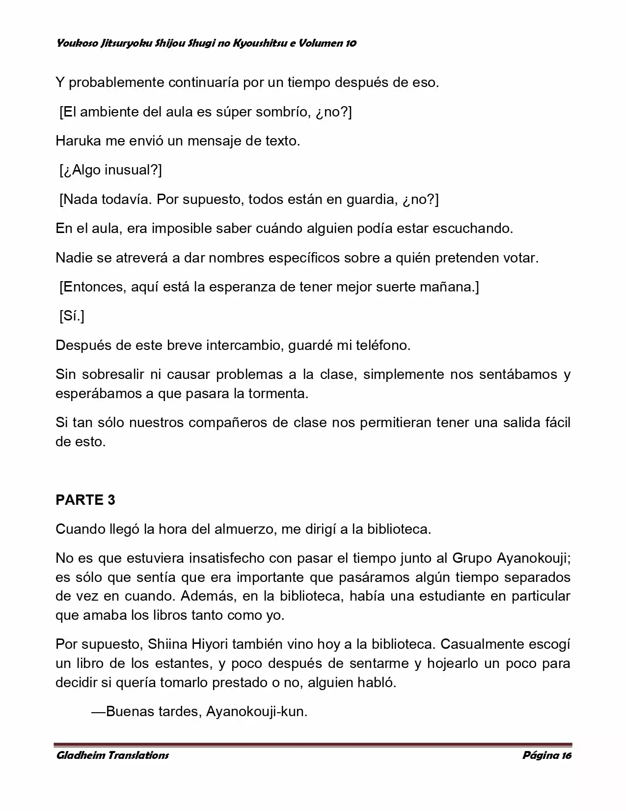 Página 16 del Manga