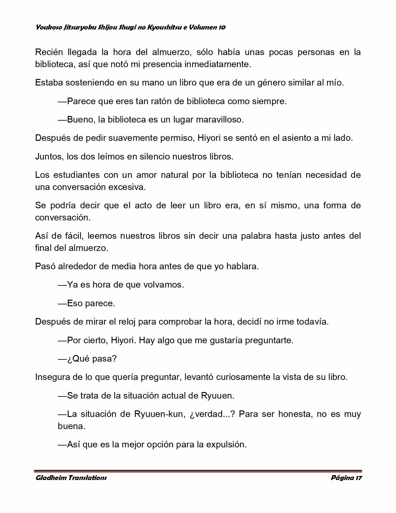 Página 17 del Manga