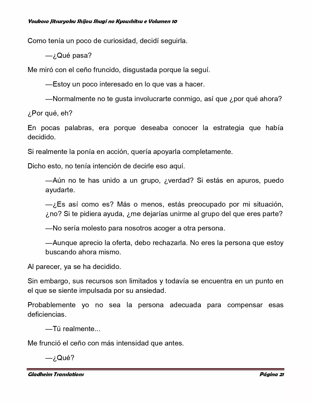 Página 21 del Manga