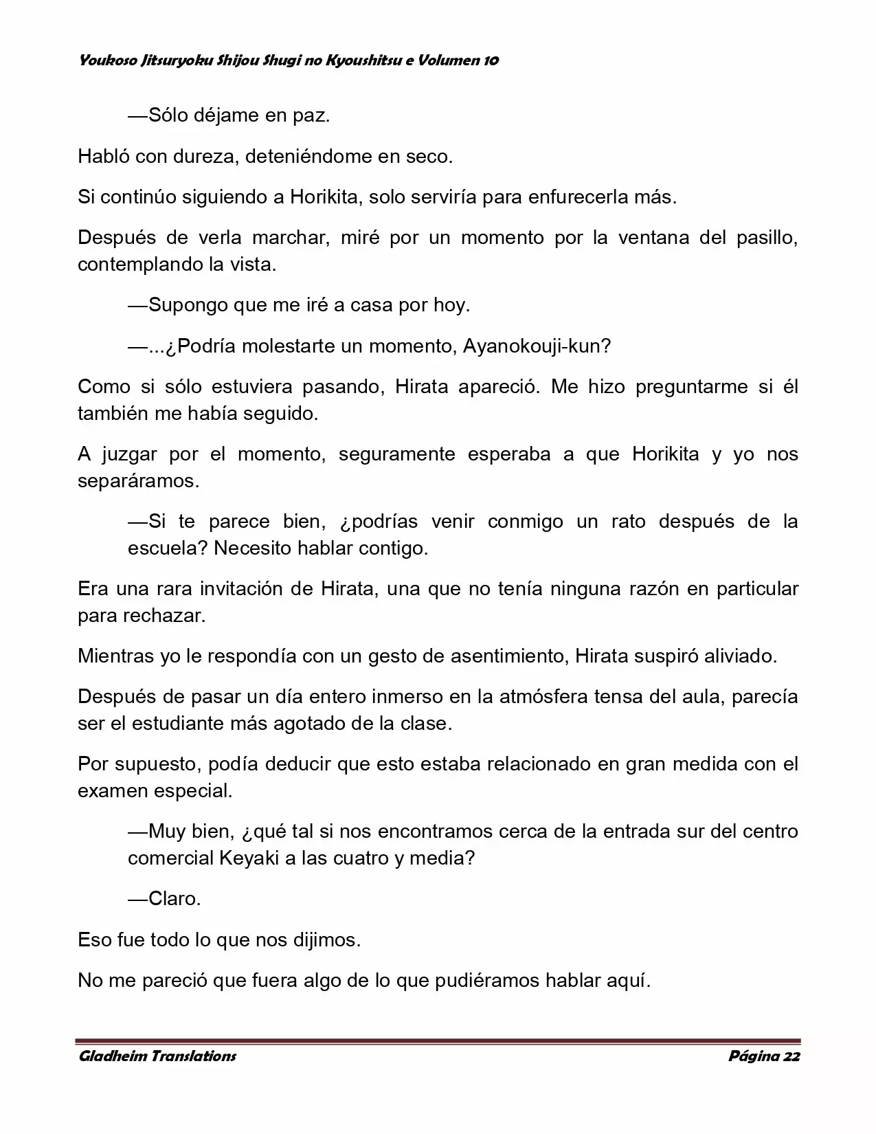 Página 22 del Manga