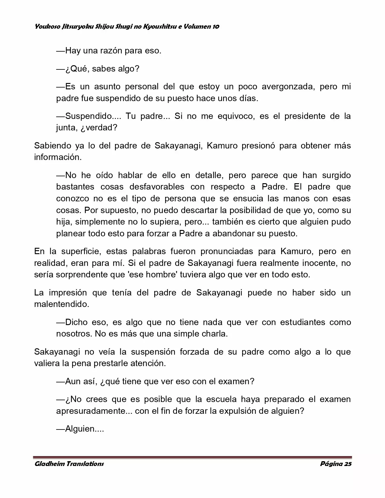 Página 25 del Manga