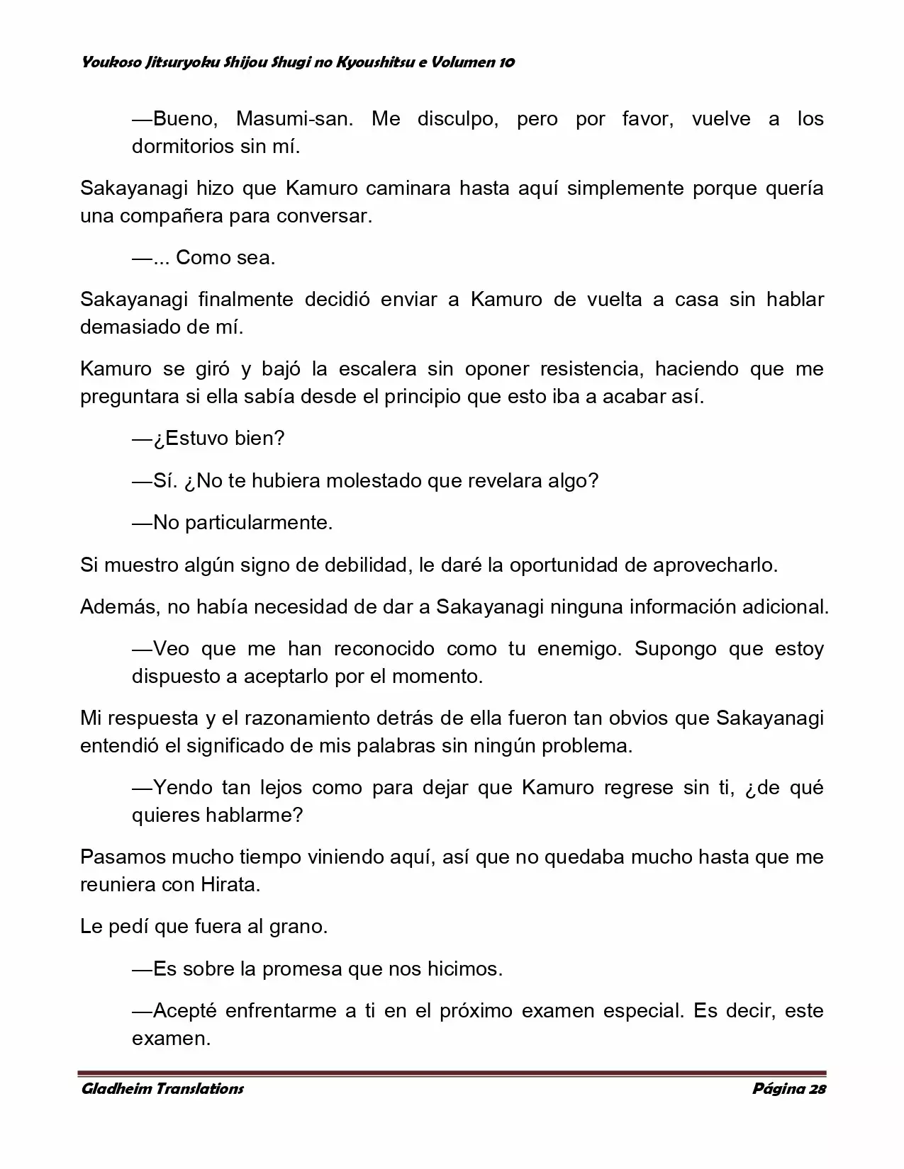 Página 28 del Manga