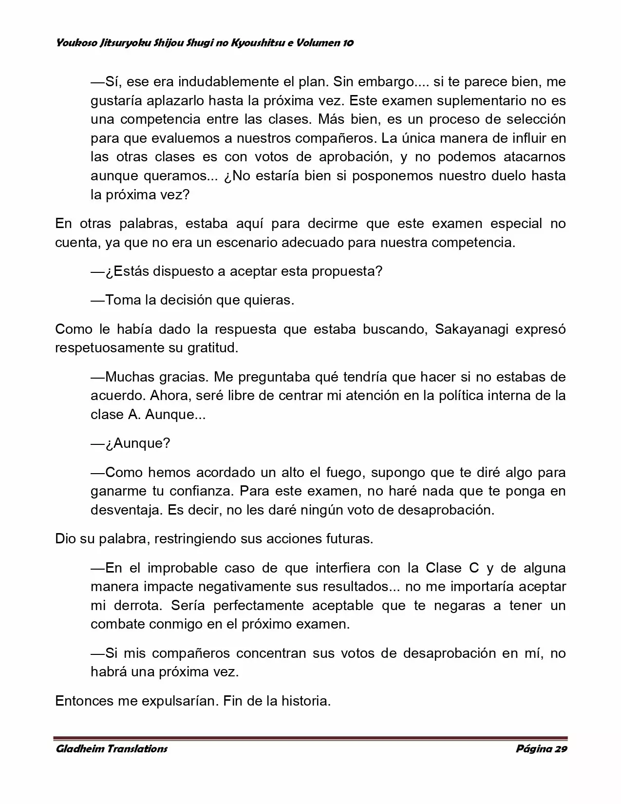 Página 29 del Manga