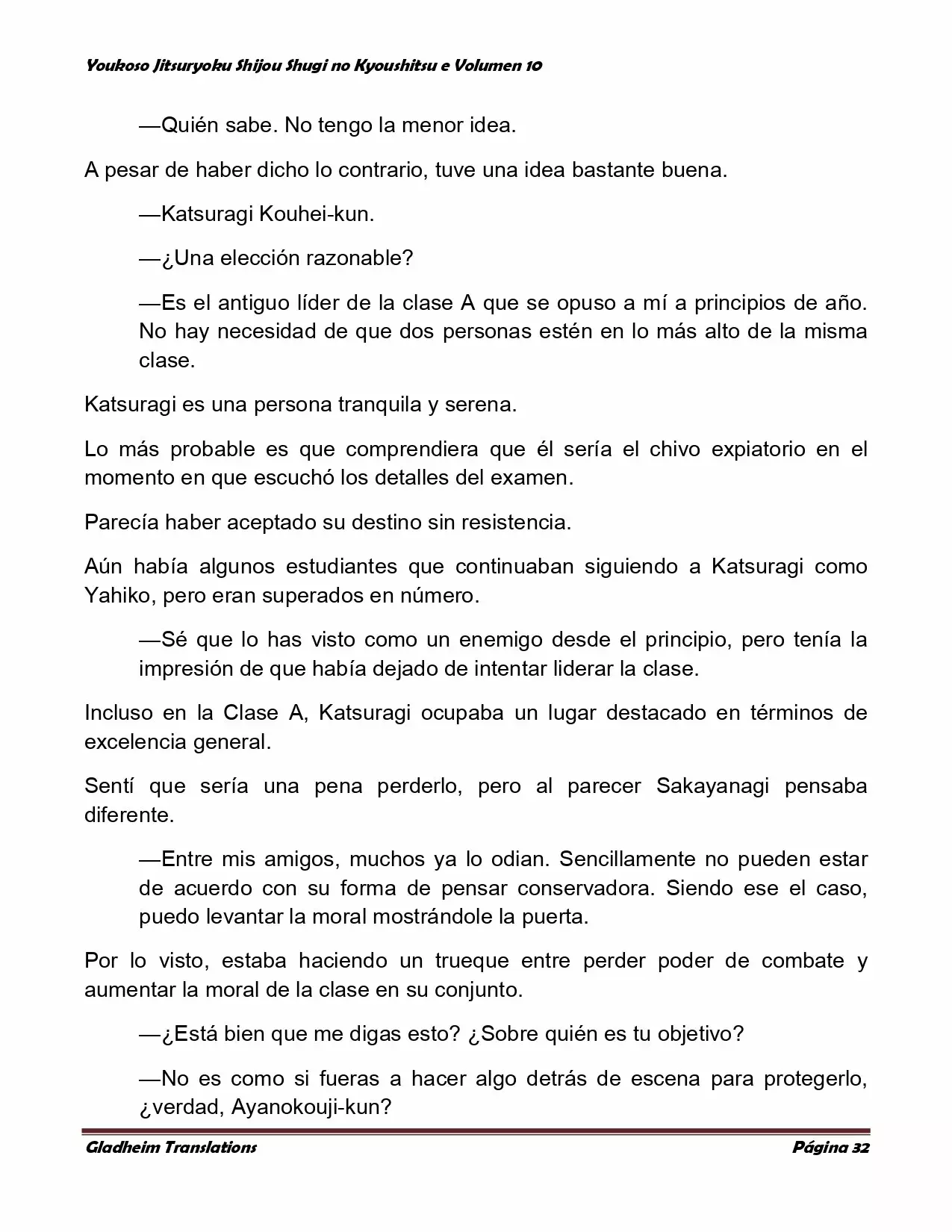 Página 32 del Manga