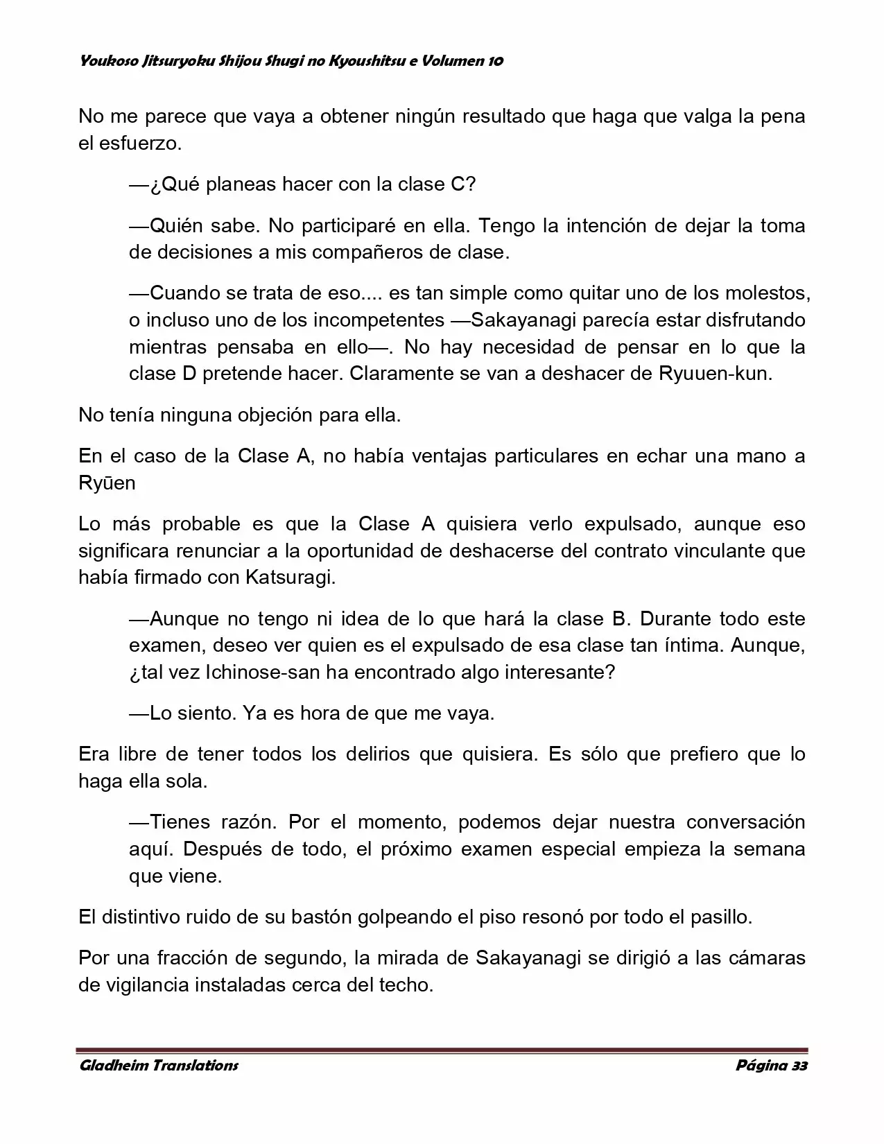 Página 33 del Manga