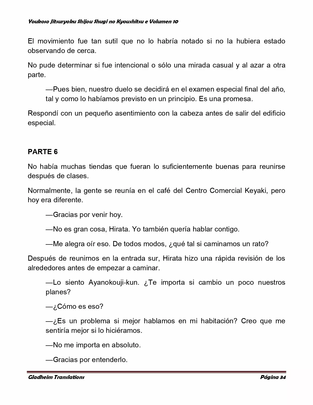 Página 34 del Manga