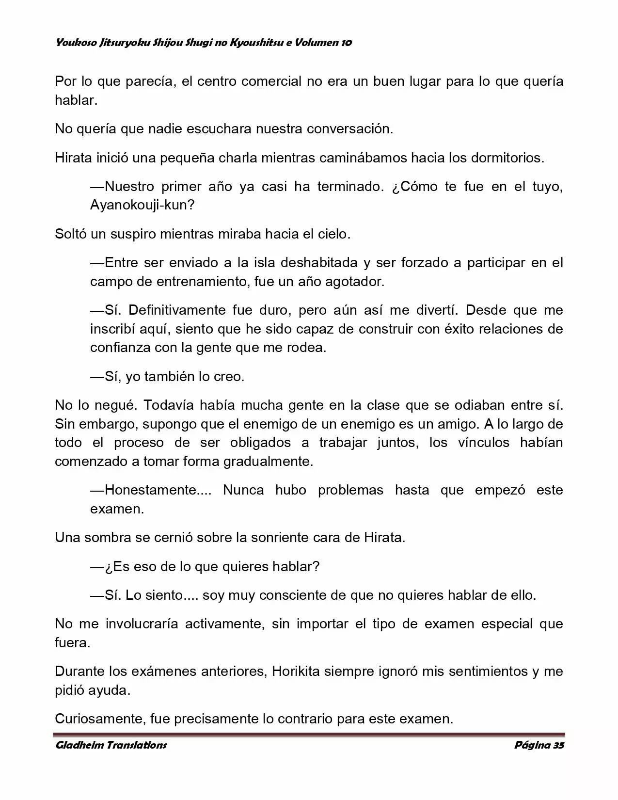 Página 35 del Manga