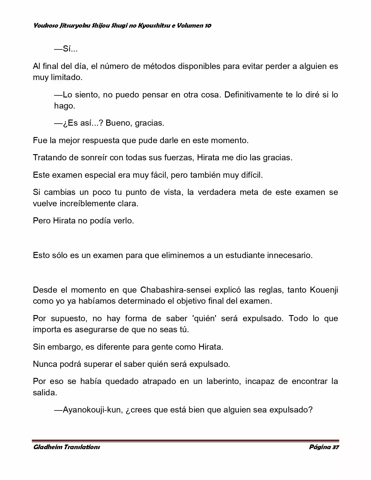 Página 37 del Manga