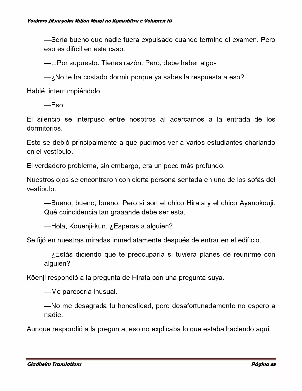 Página 38 del Manga