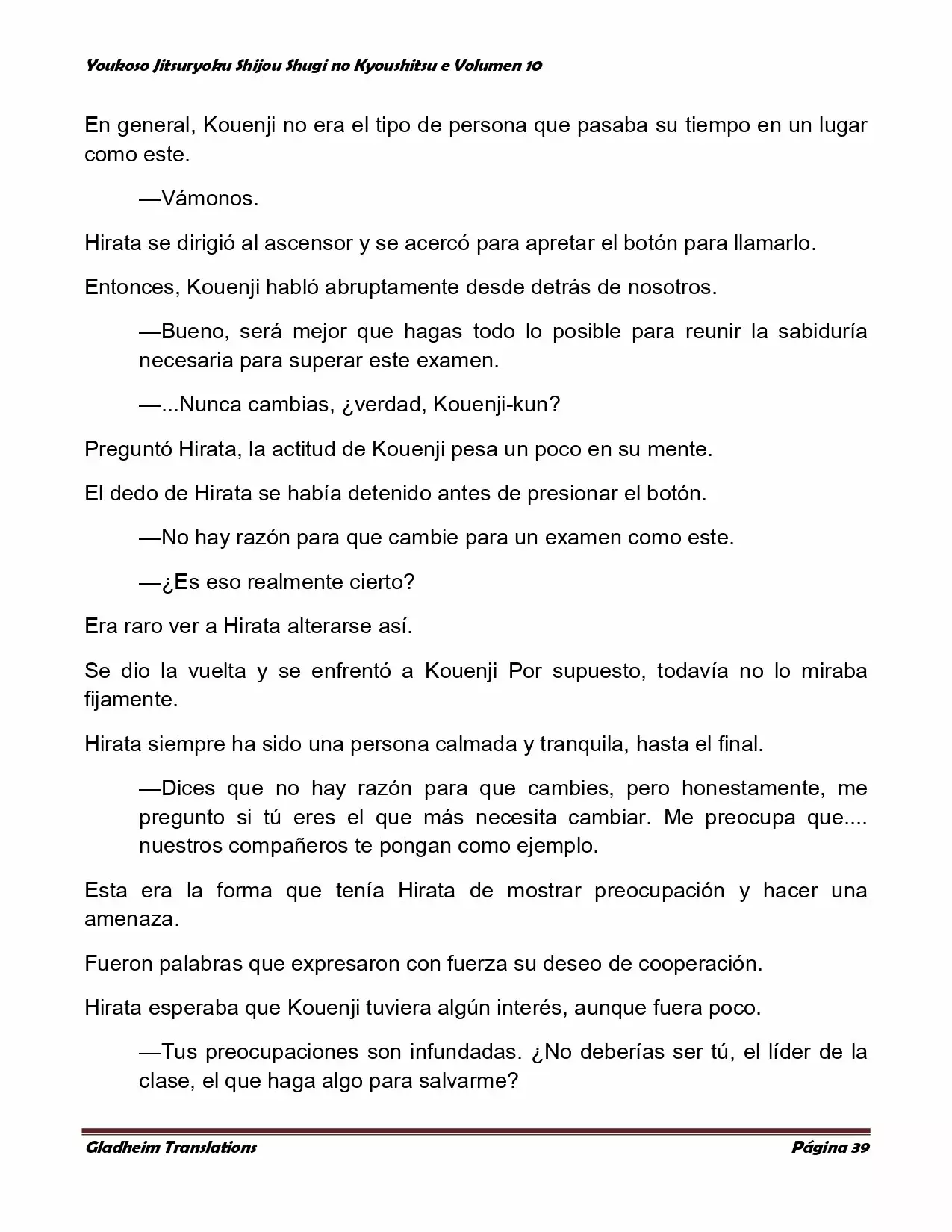 Página 39 del Manga