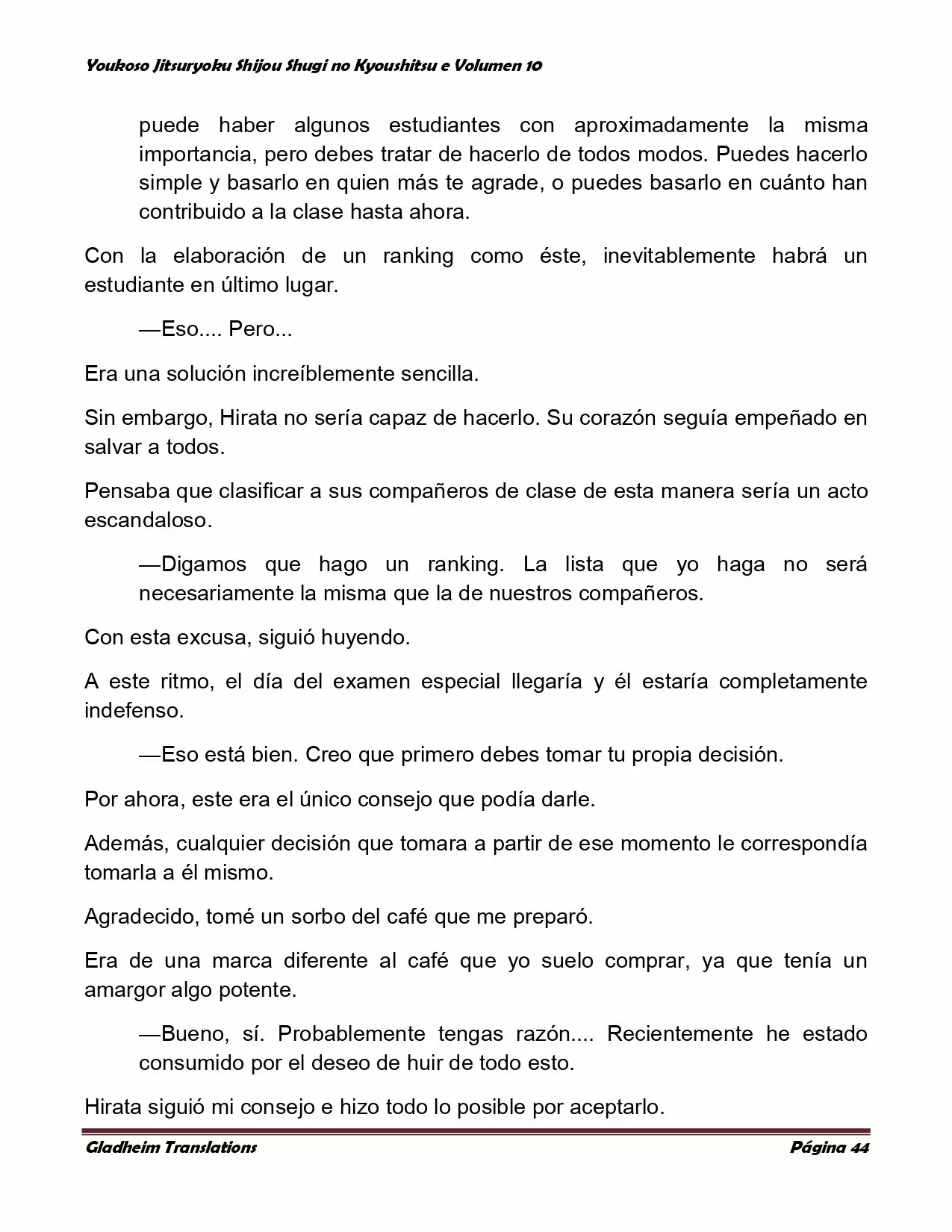 Página 44 del Manga