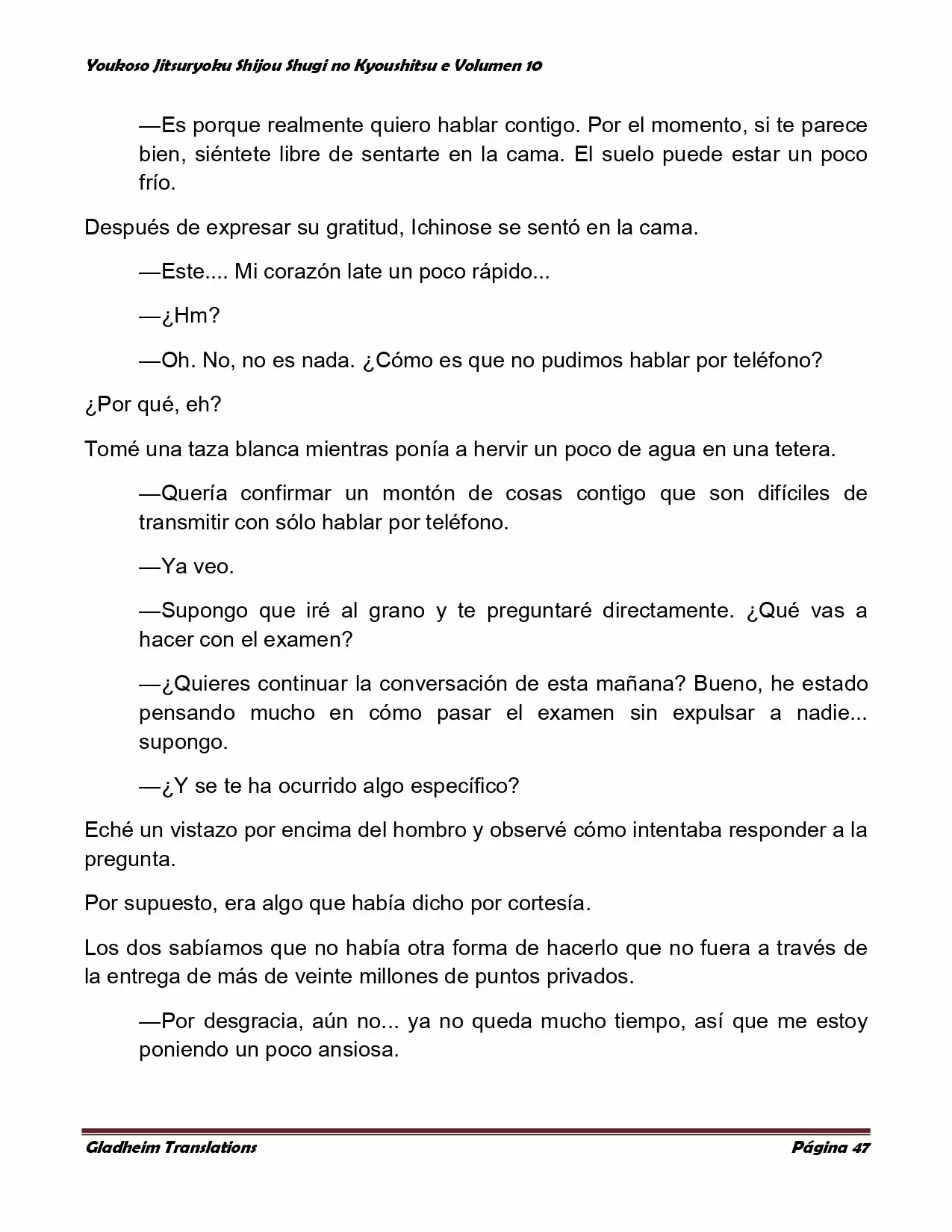 Página 47 del Manga