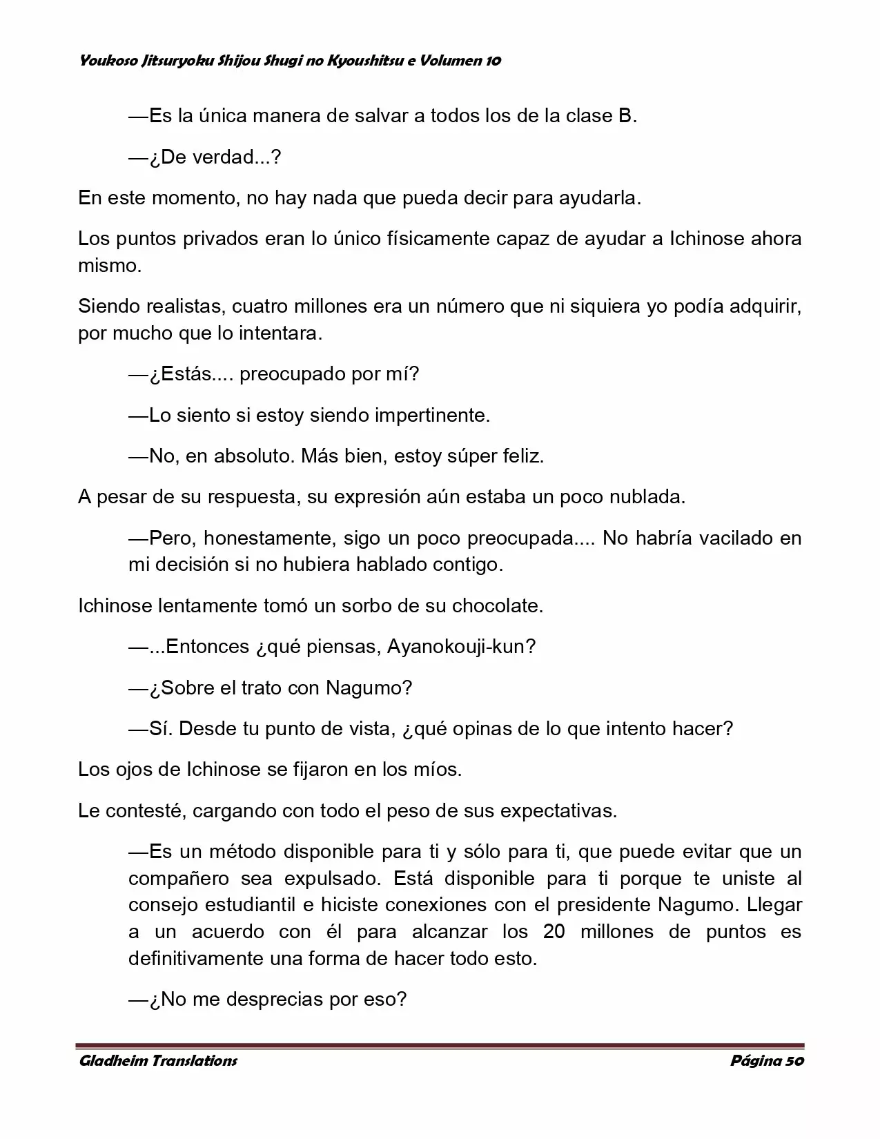 Página 50 del Manga