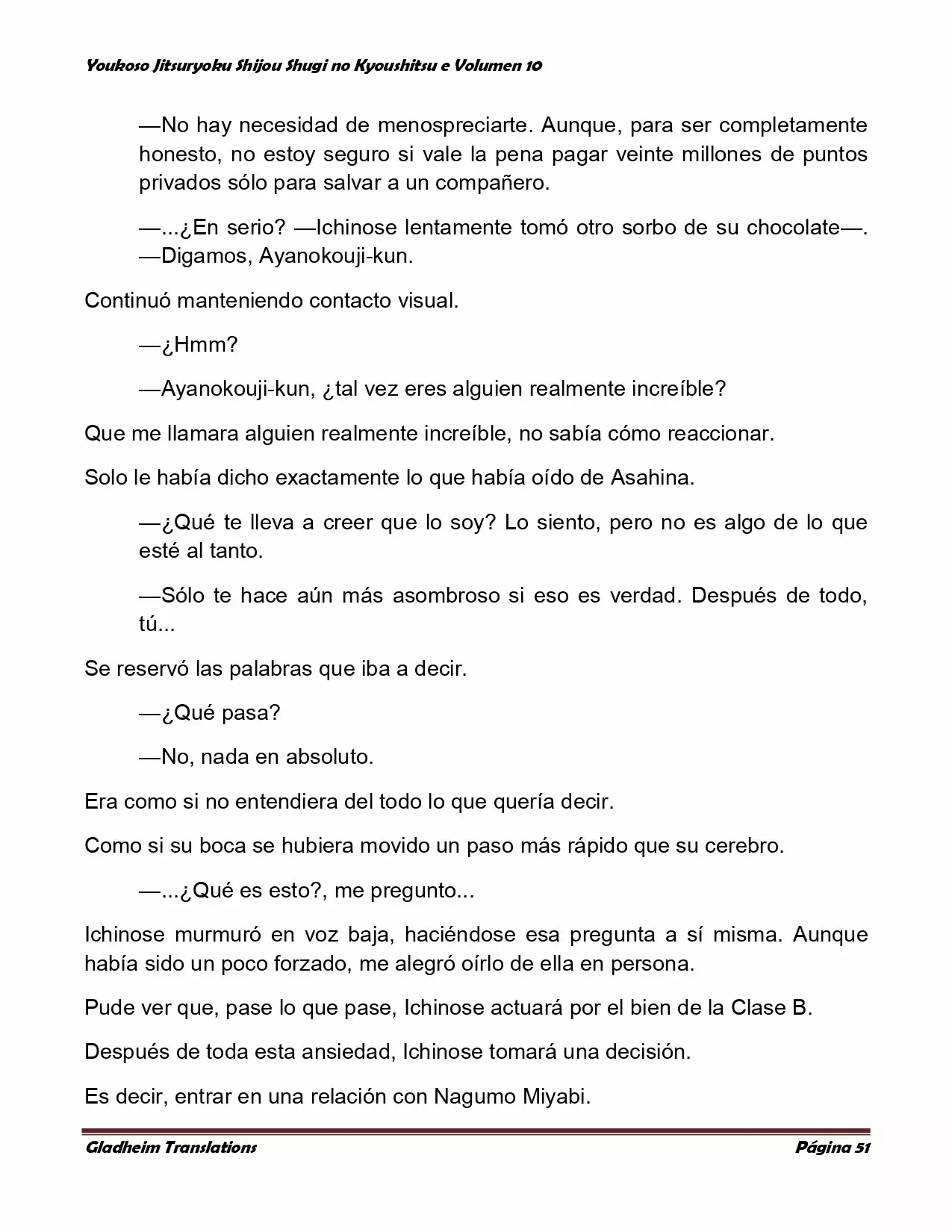 Página 51 del Manga