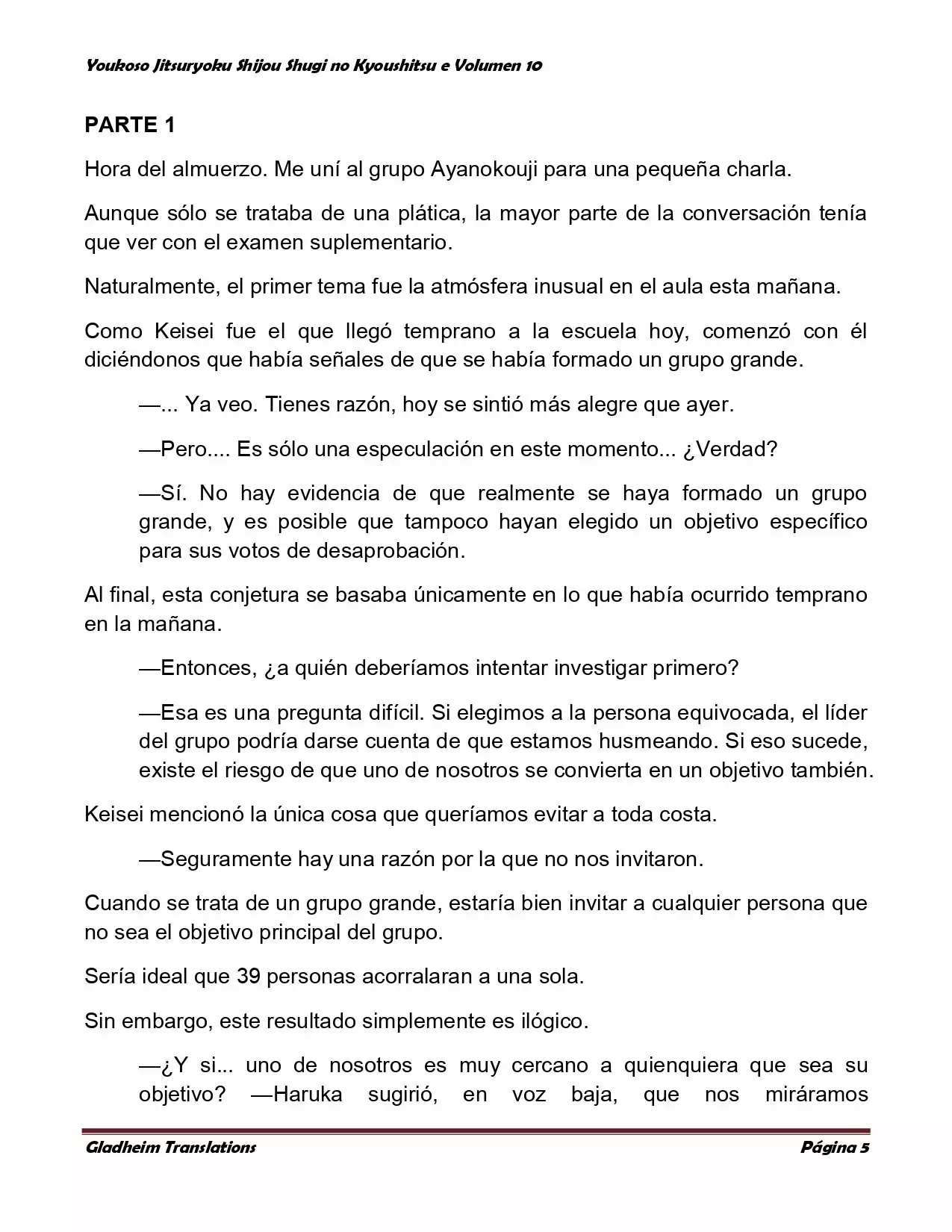 Página 5 del Manga