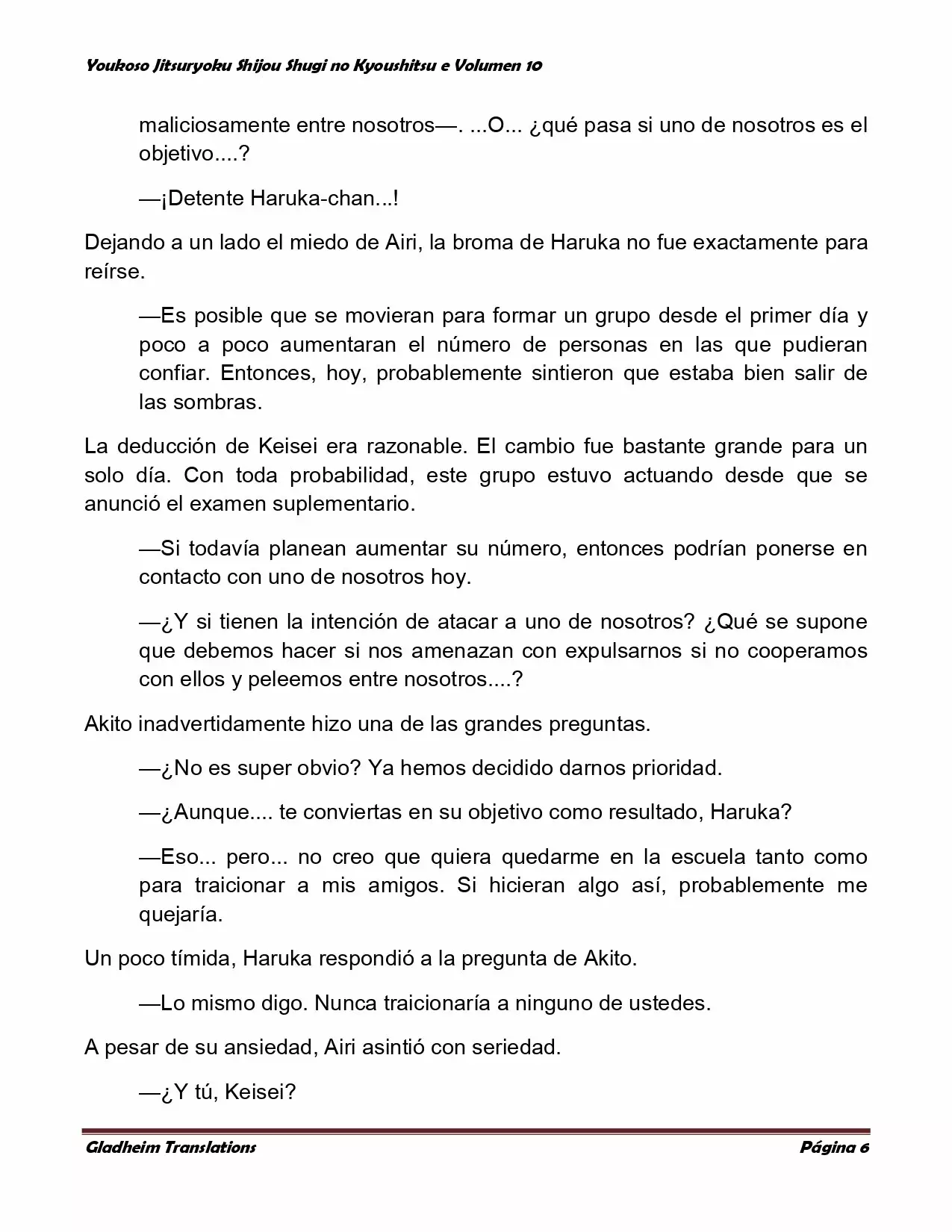 Página 6 del Manga