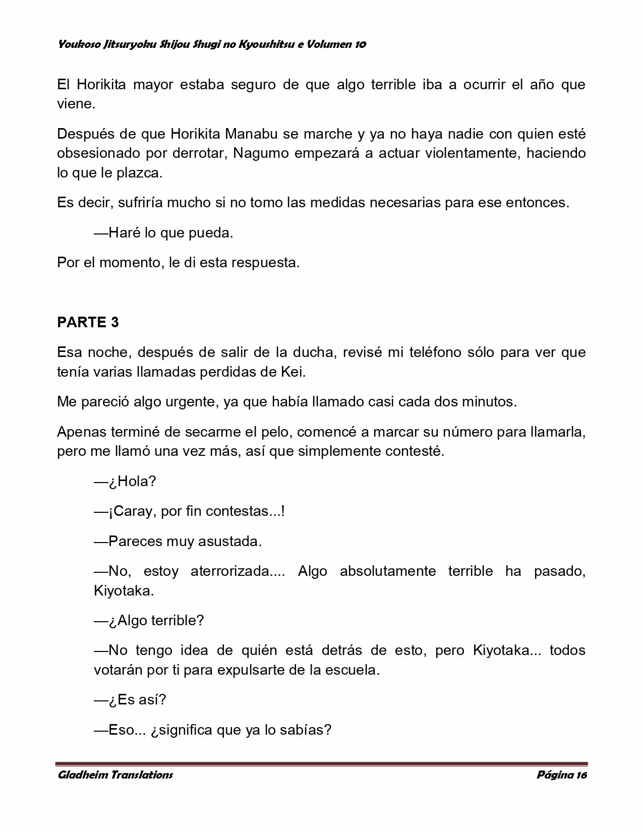 Página 16 del Manga