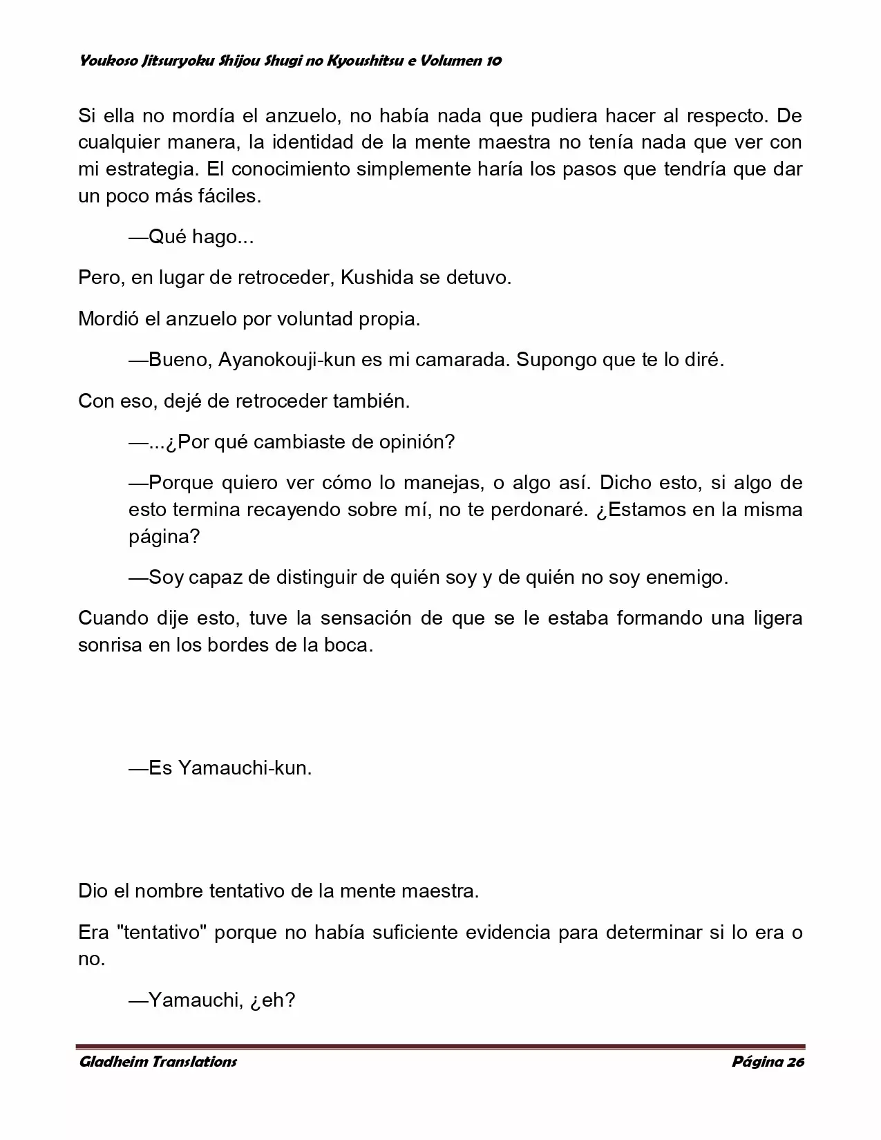 Página 26 del Manga