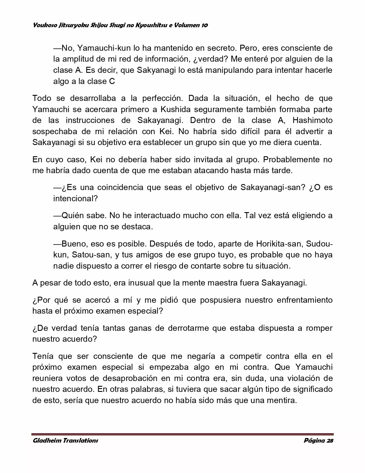 Página 28 del Manga