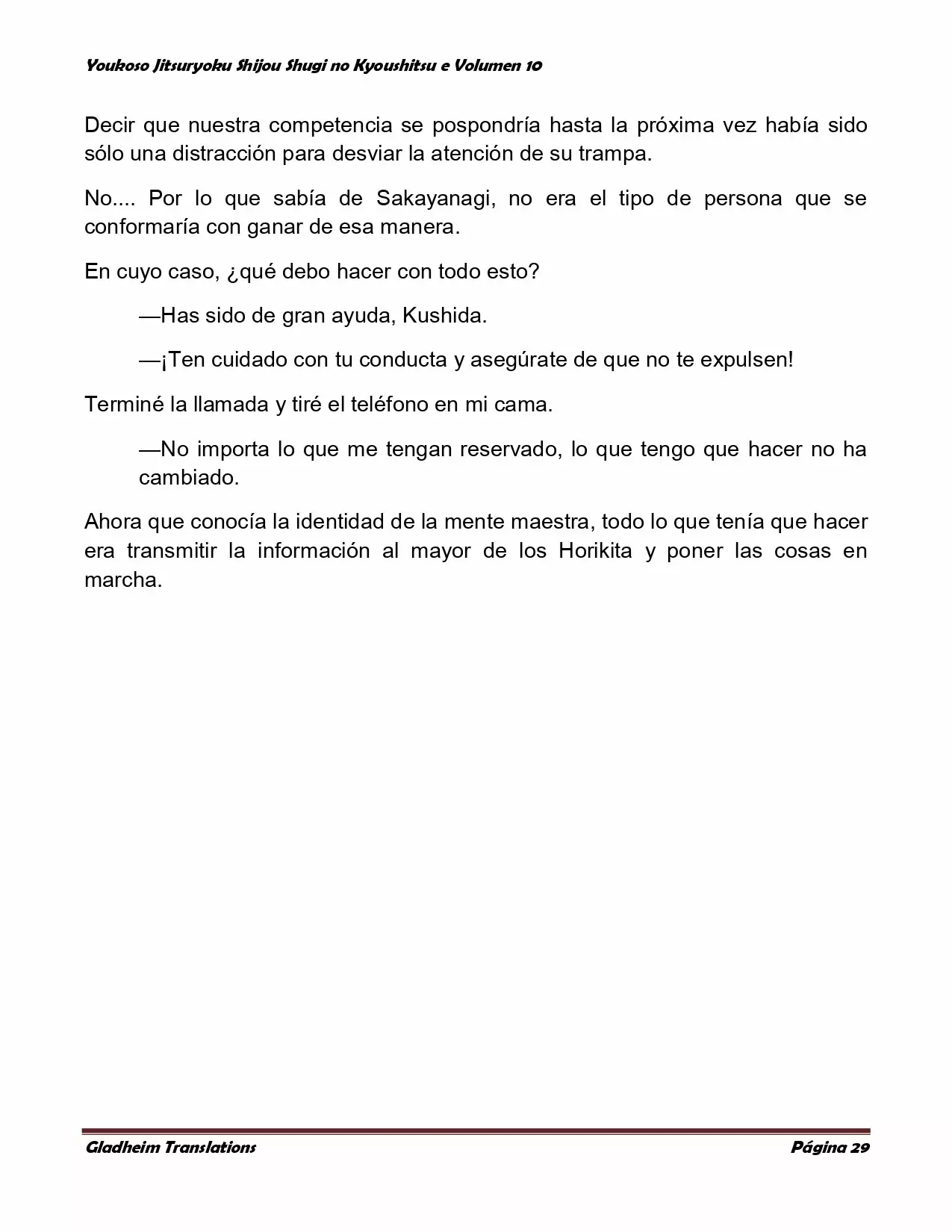 Página 29 del Manga