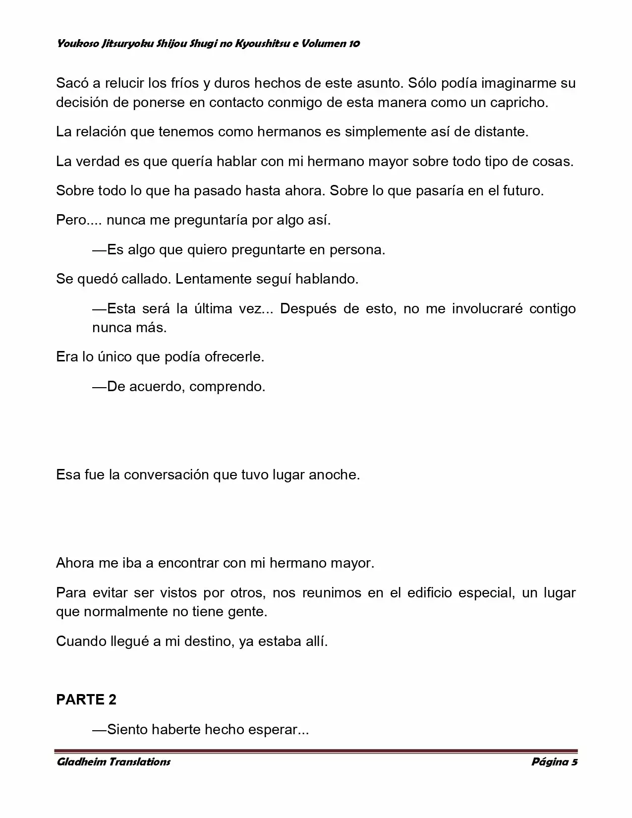 Página 5 del Manga